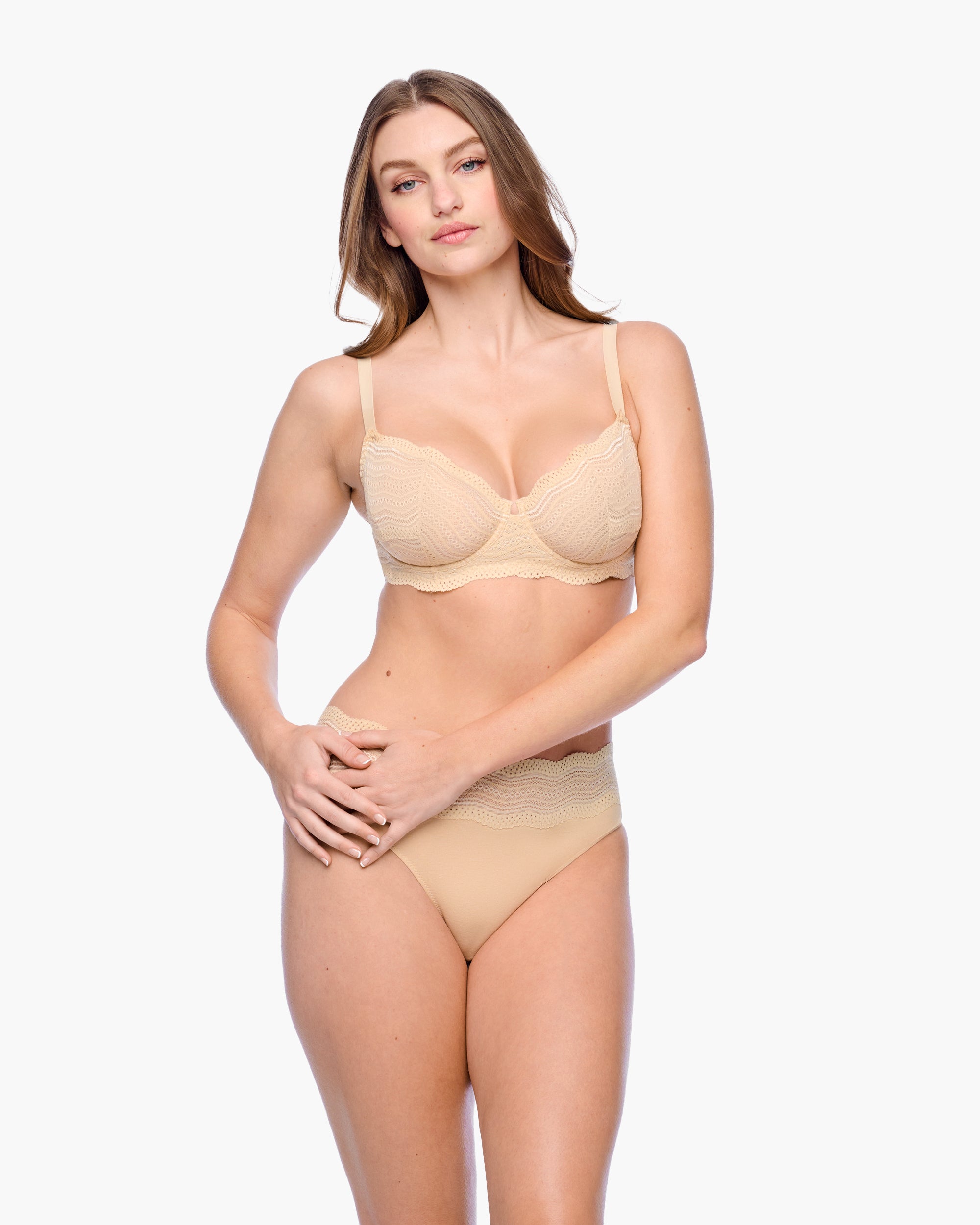 Beige Soutien-Gorge - Dolce Soutien-Gorge À Balconnets