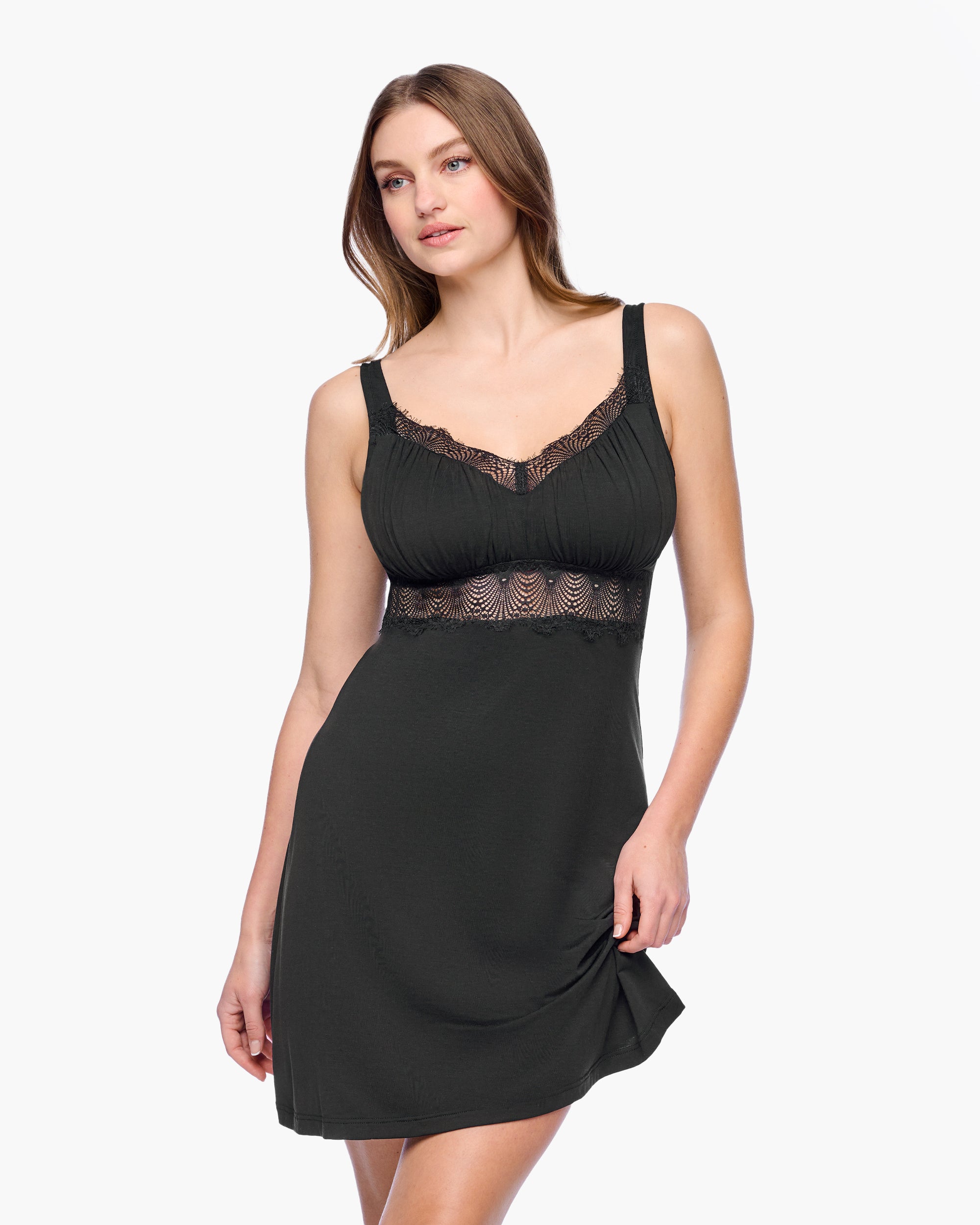 Nero Sottovesti - Allure Sleep Sottoveste Curvy