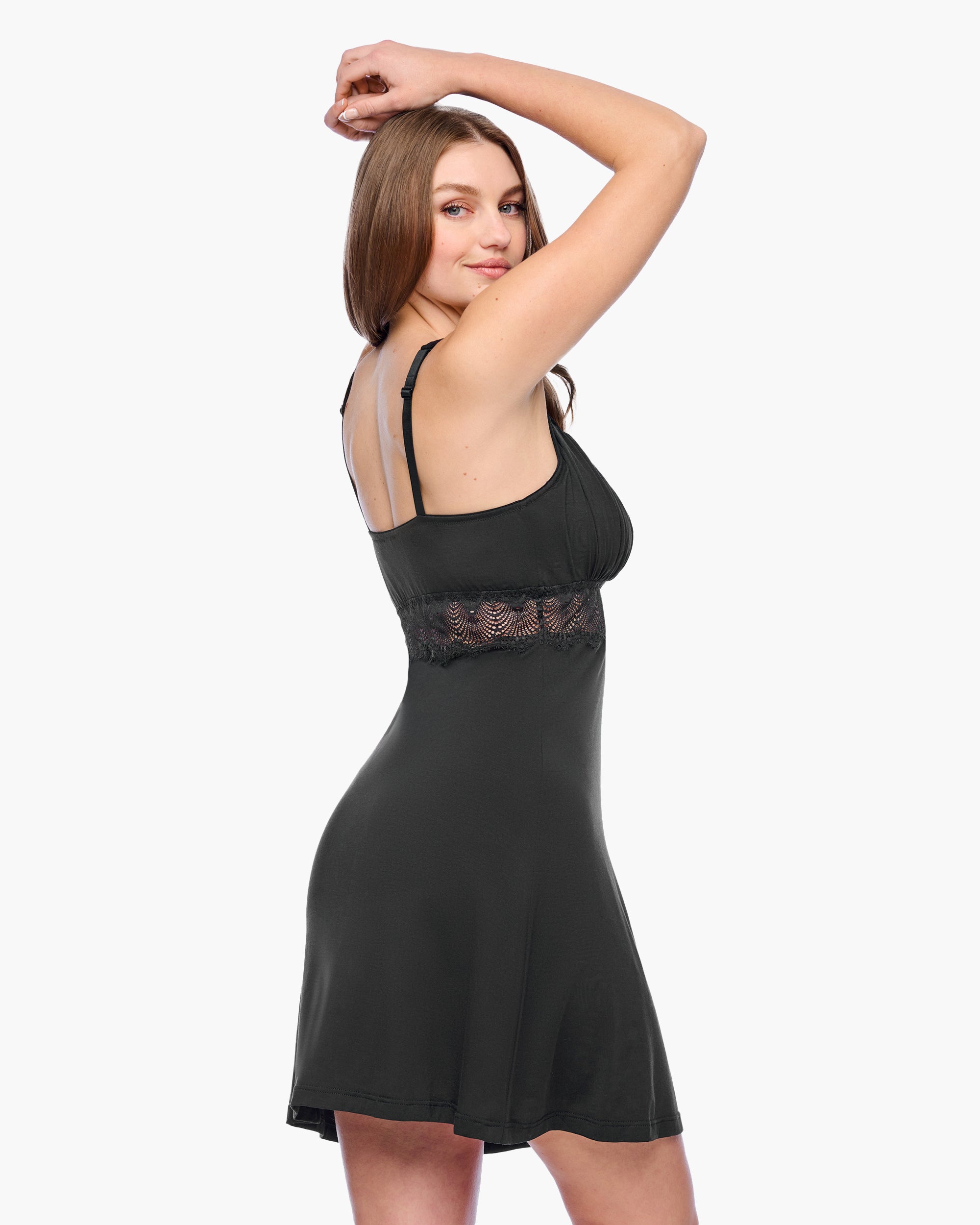 Schwarz Negligé - Allure Sleep Curvy Babydoll