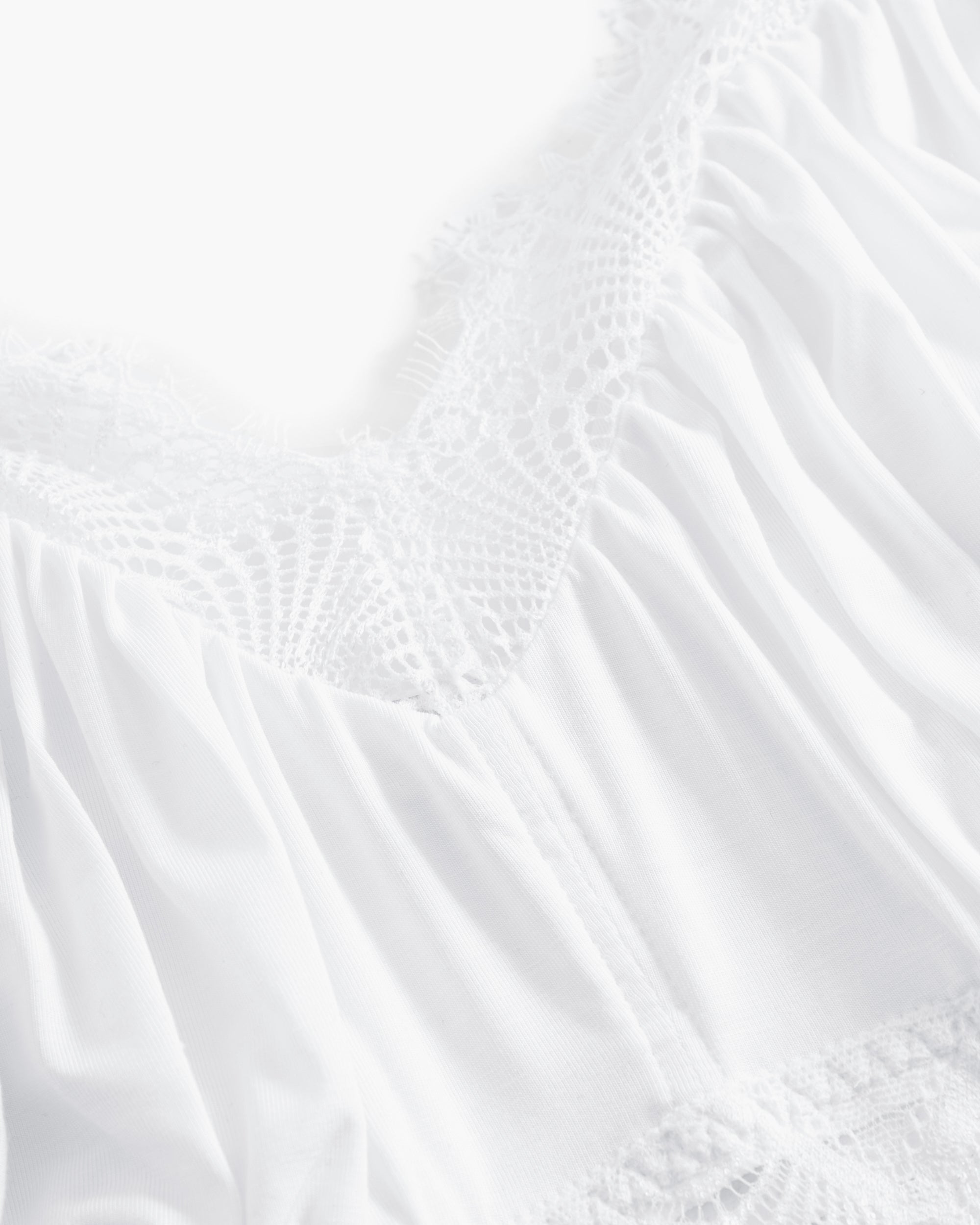 Blanc Chemise De Nuit - Allure Sleep Chemise De Nuit Curvy