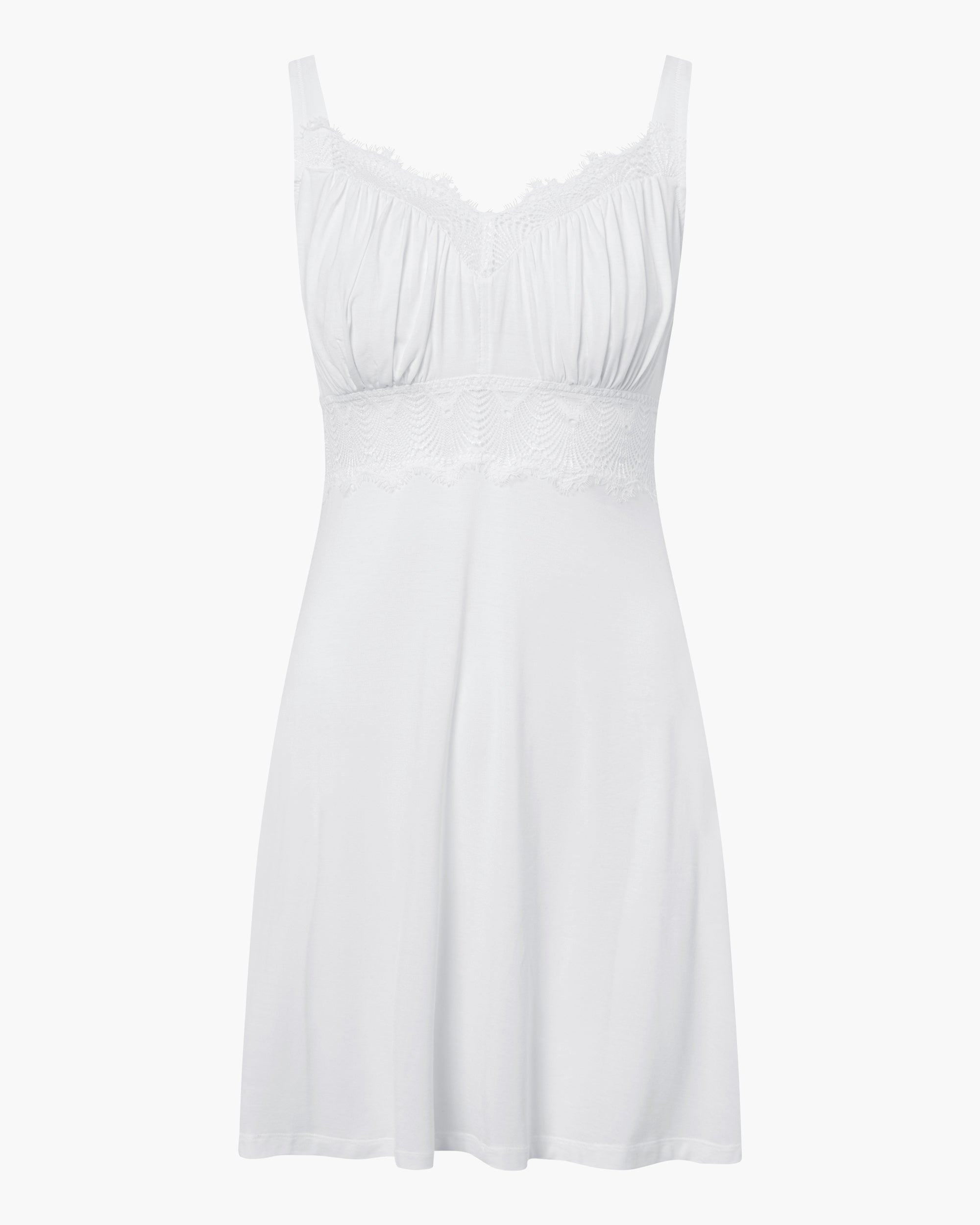 Blanc Chemise De Nuit - Allure Sleep Chemise De Nuit Curvy