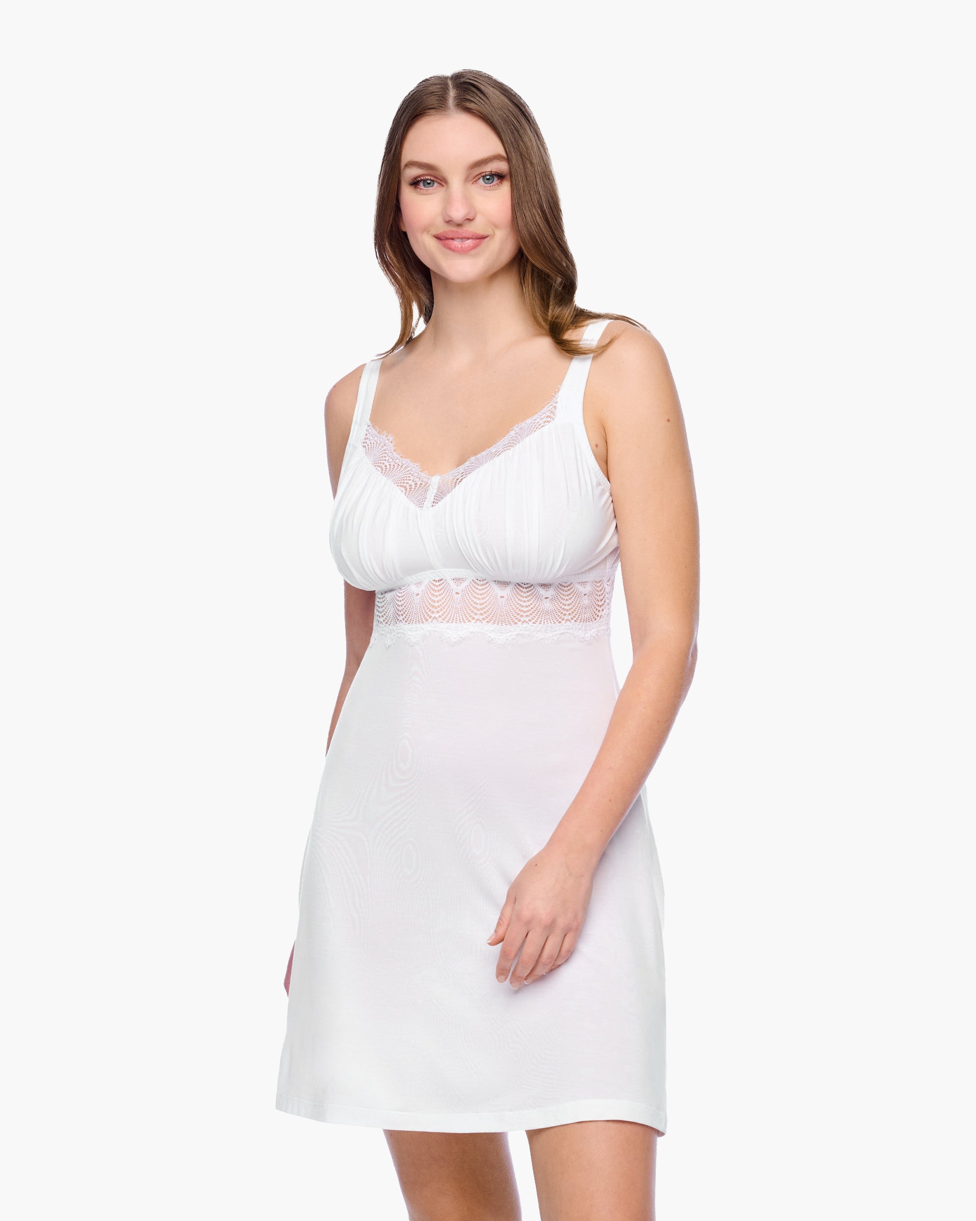 Bianco Sottovesti - Allure Sleep Sottoveste Curvy