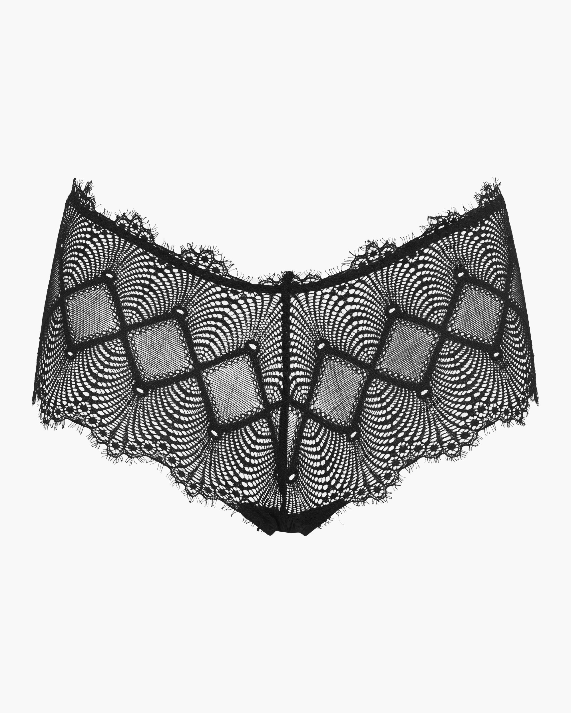 Schwarz Hotpants - Allure Freche Slip