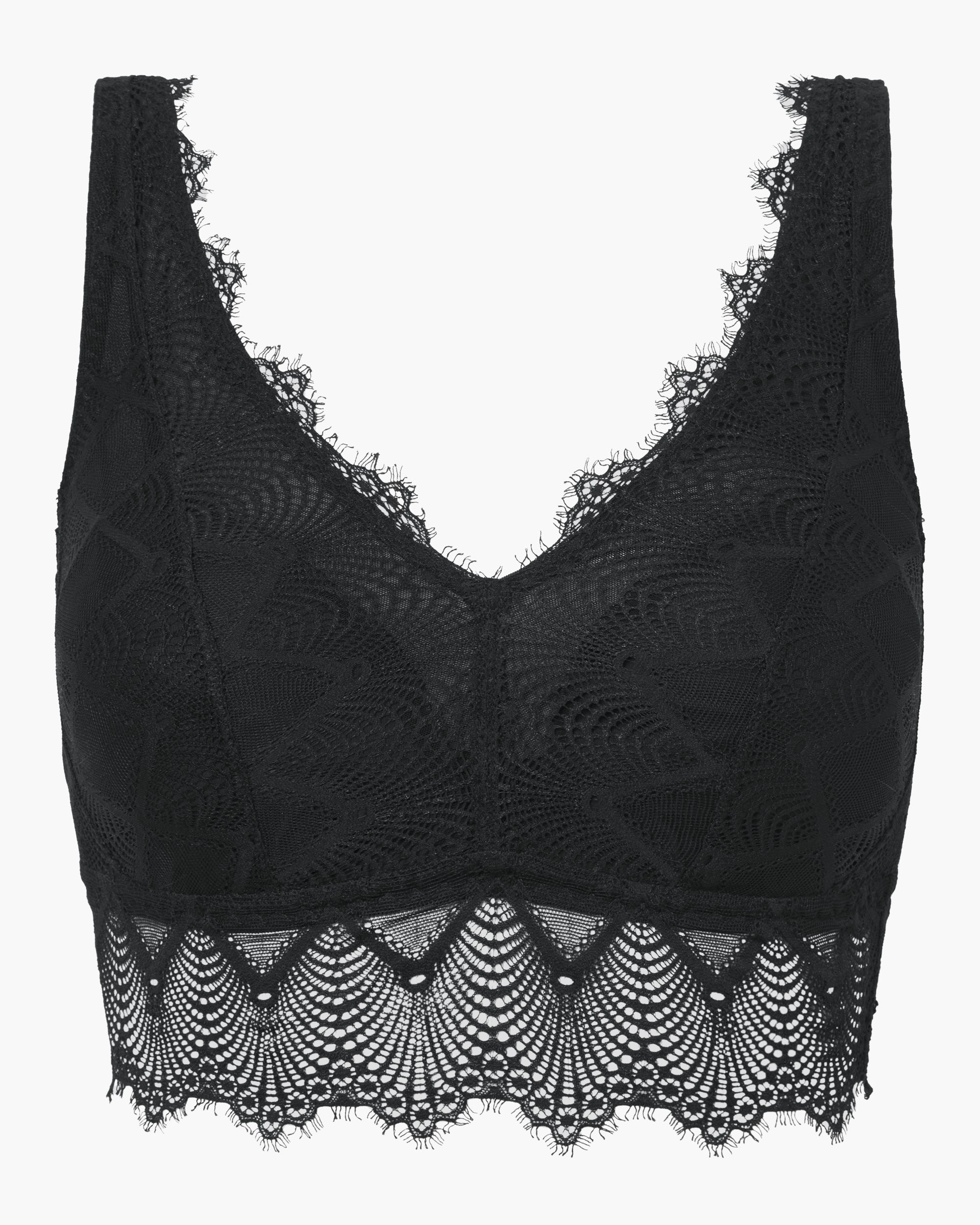 Black Bralette - Allure Curvy Plunge Bralette