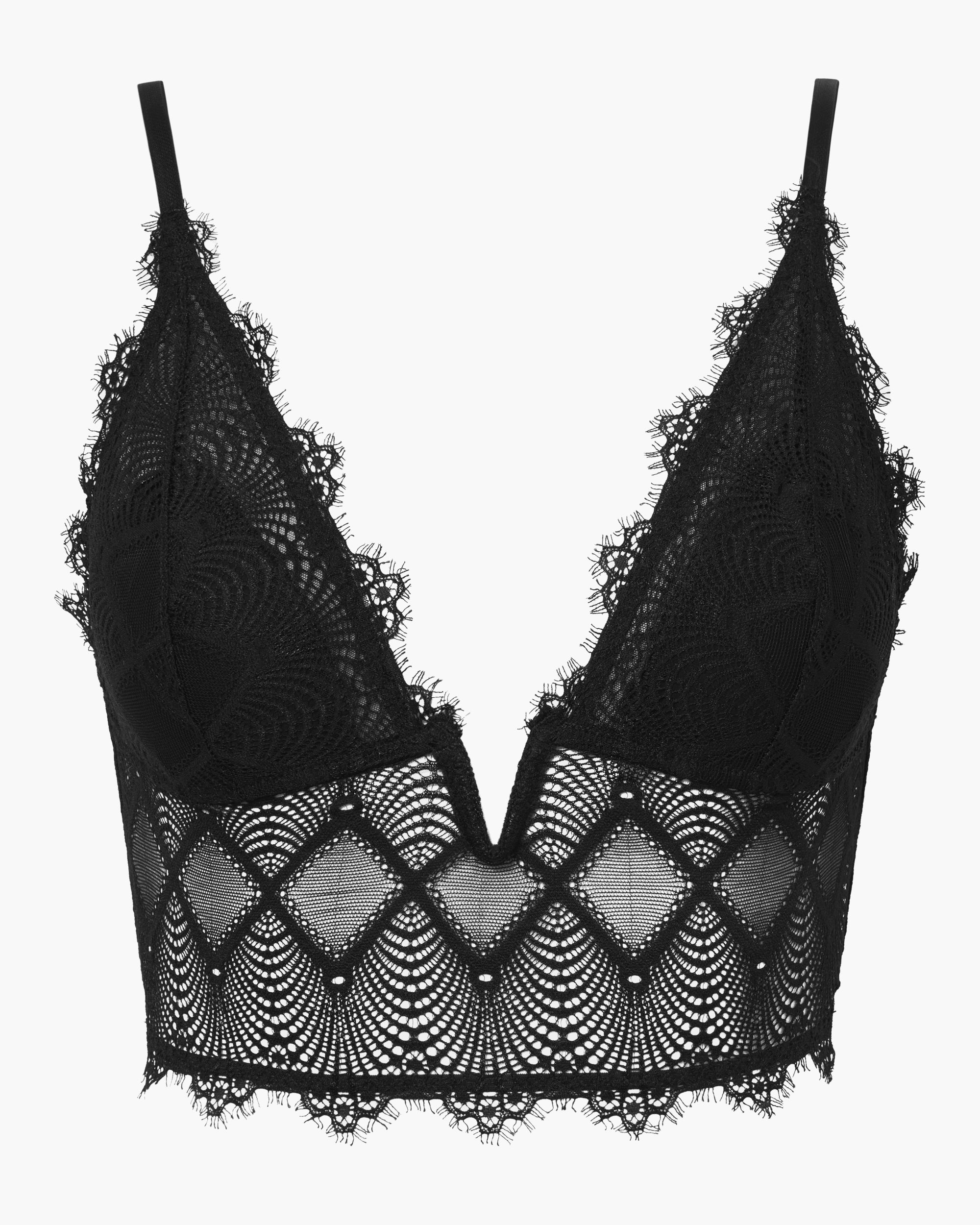 Schwarz Hemdchen - Allure Cropped Camisole