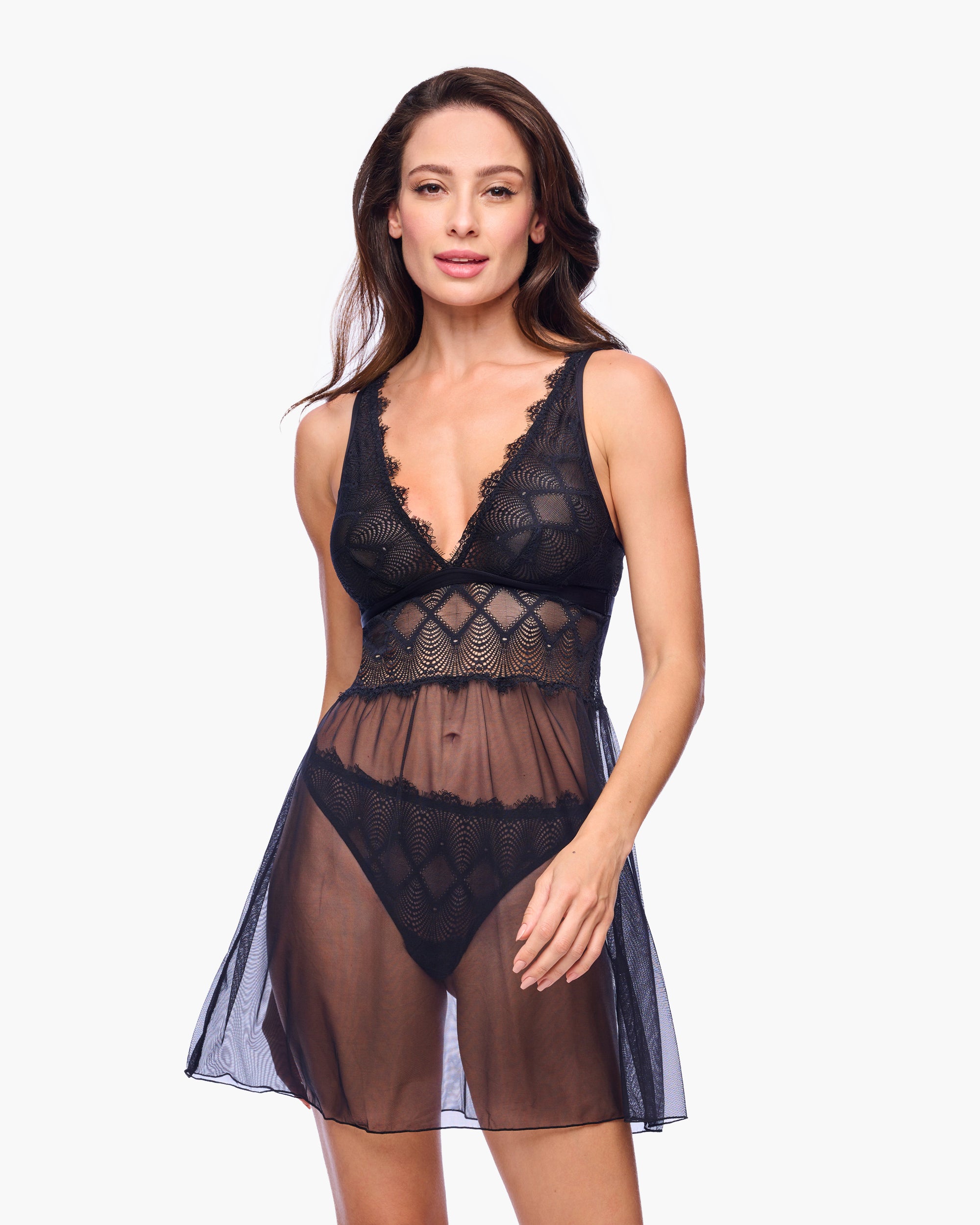 Schwarz Babydoll - Allure Babydoll