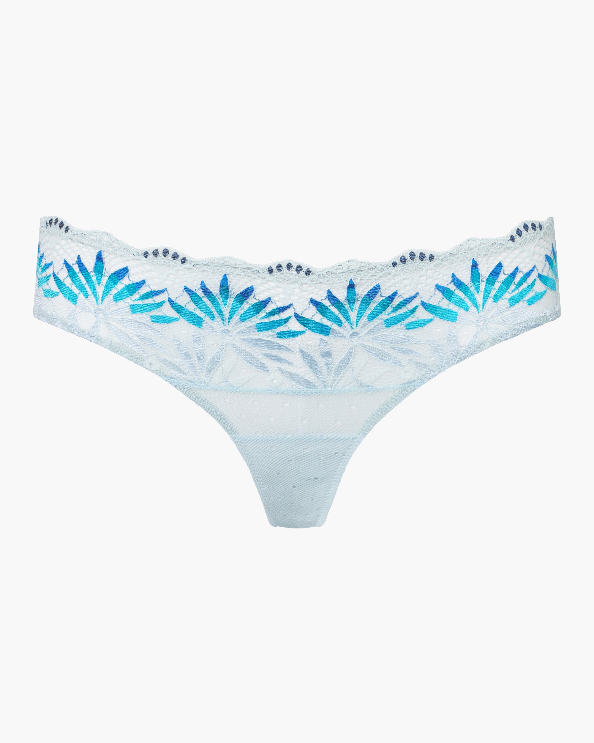 Blue Boyshort - Amalia Cheeky Brief