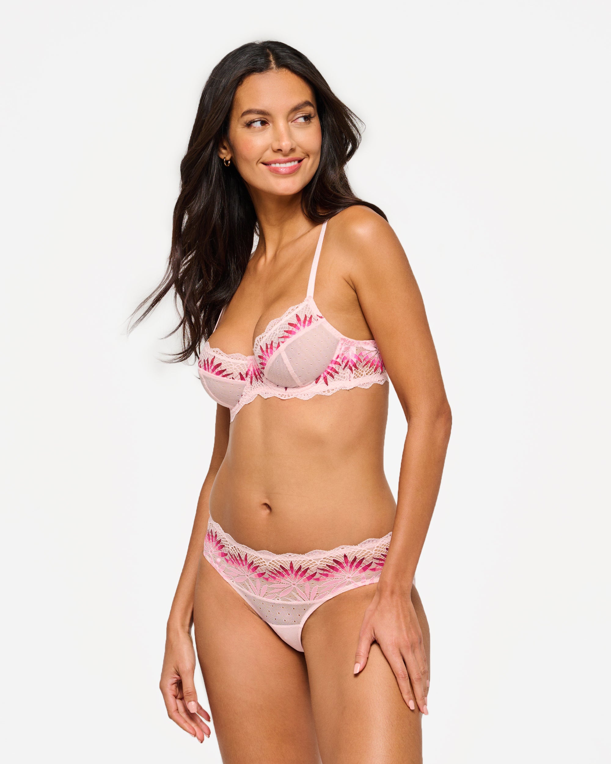 Rose Soutien-Gorge - Amalia Soutien-Gorge À Bonnets