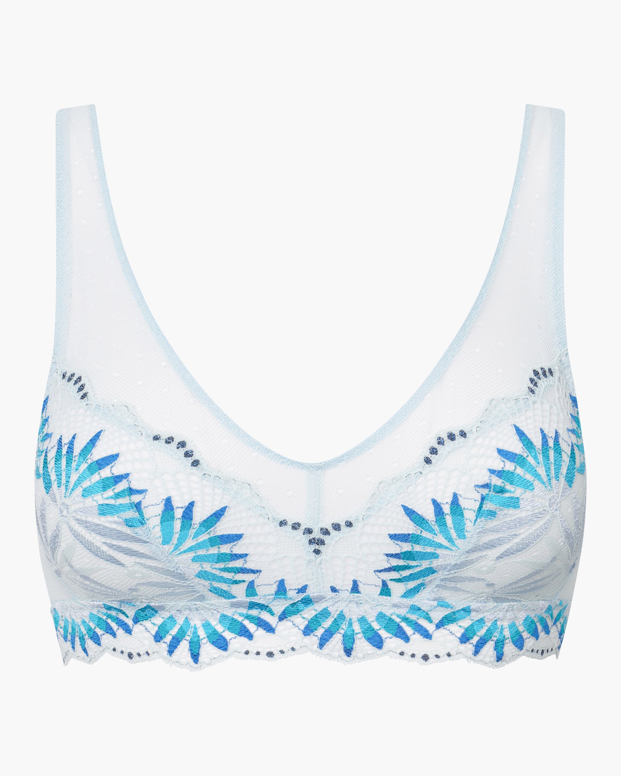 Blue Bralette - Amalia Racerback Bralette