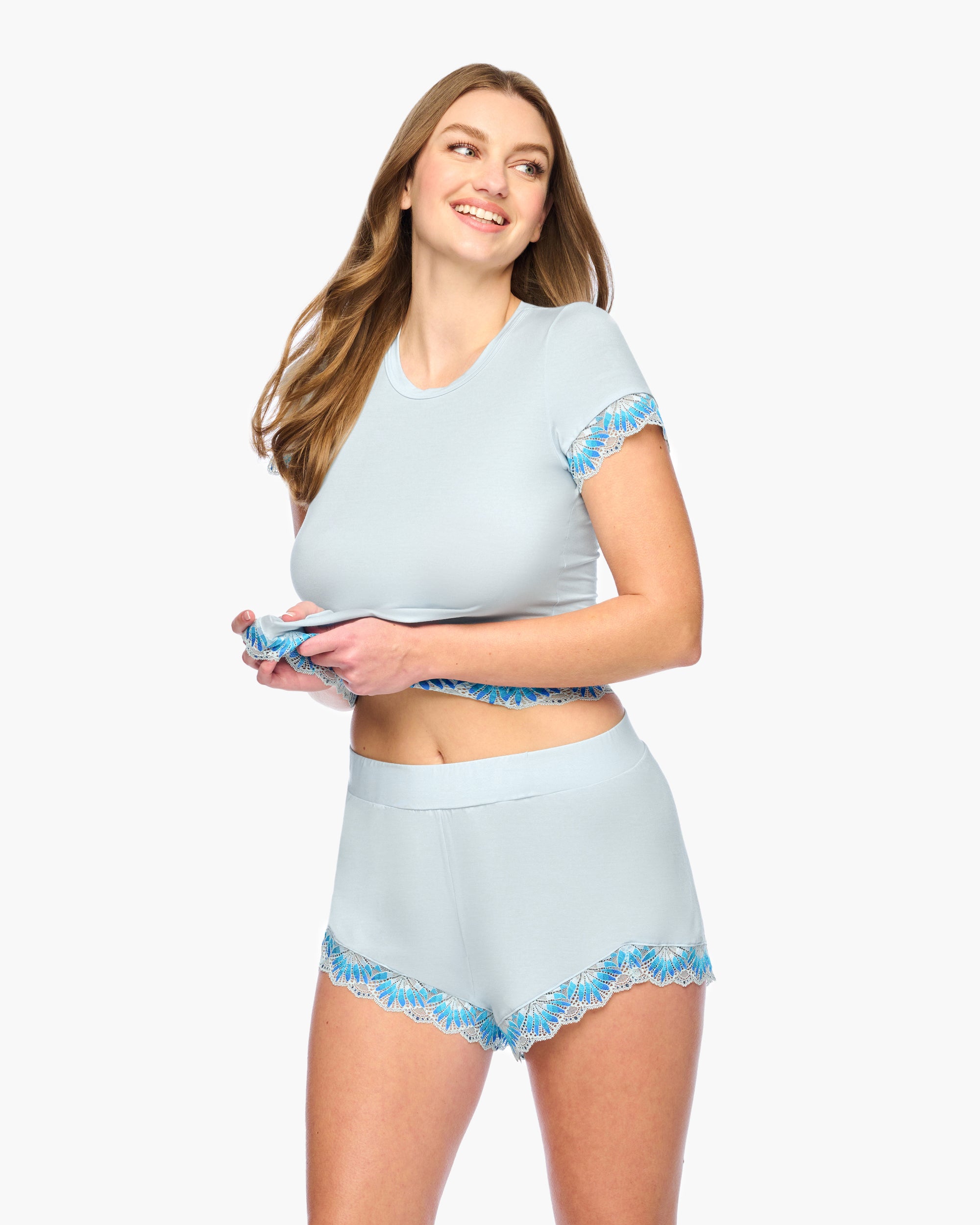 Blau Boxer-Panty - Amalia Modal-Shorts