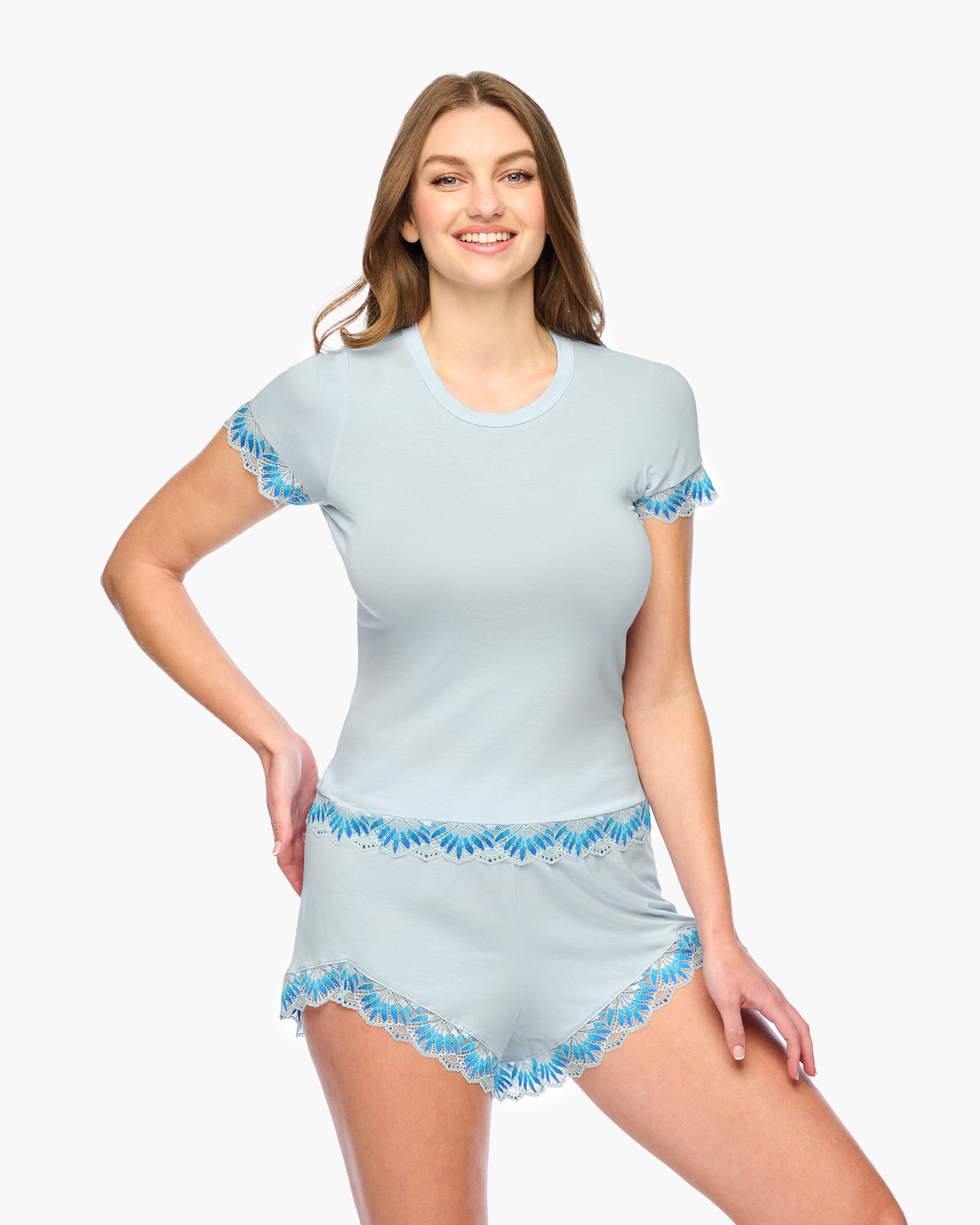 Blu Top - Amalia T-Shirt In Modal