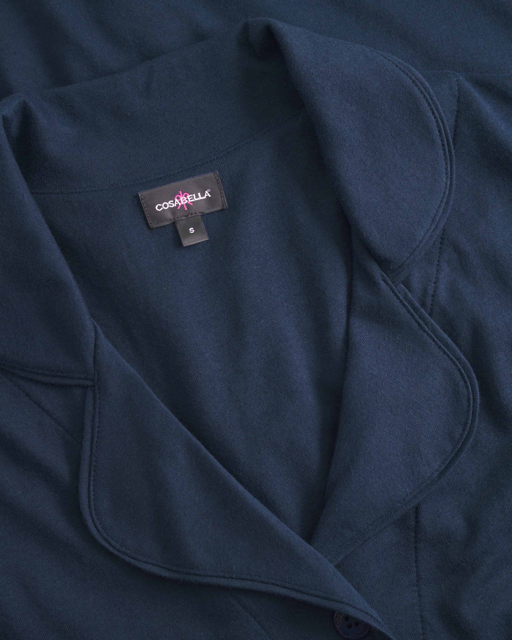 Azul Conjuntos - Bella Conjunto De Pijama Con Camisa De Manga Larga Y Pantalones Cortos