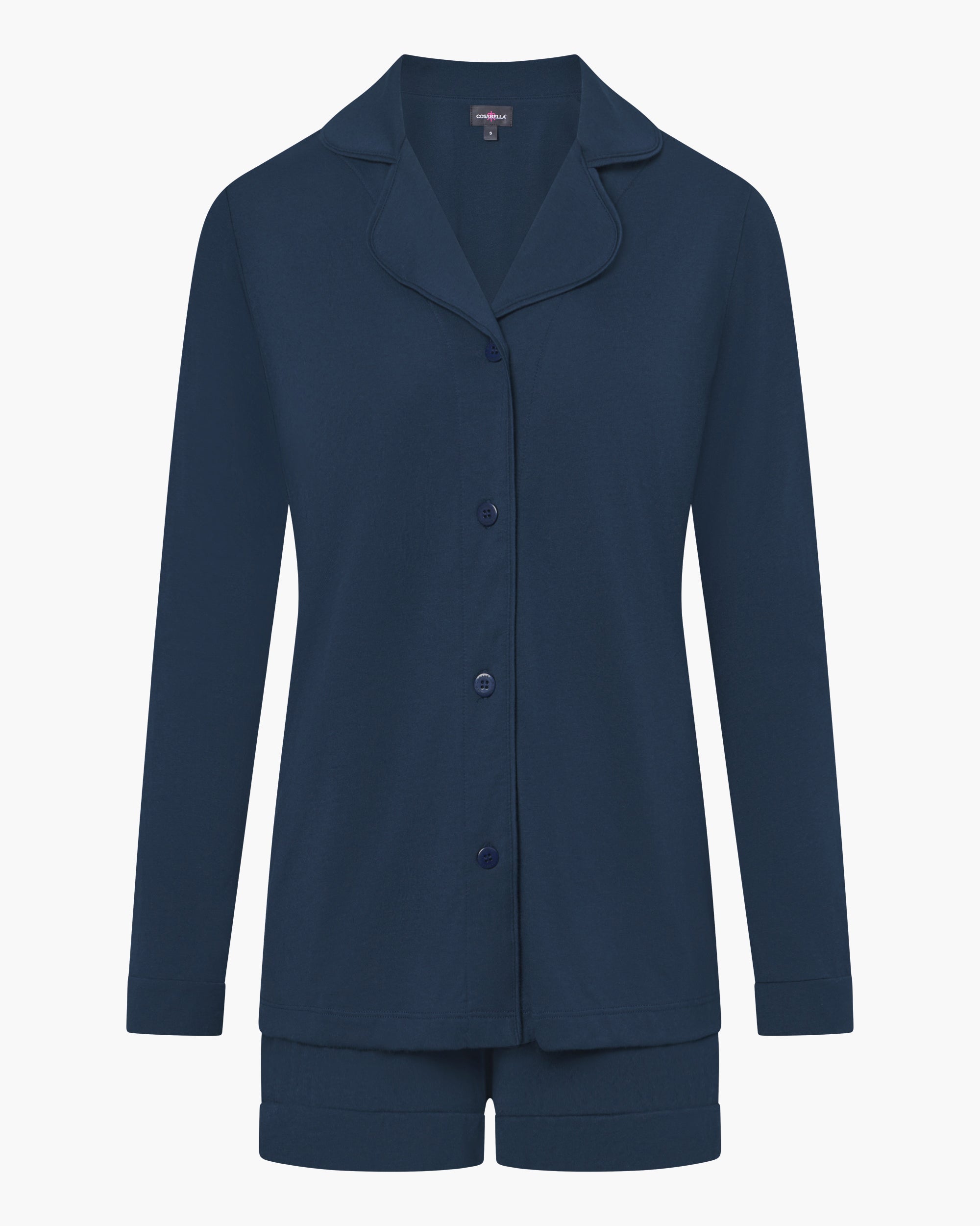 Bleue Ensemble - Bella Ensemble Pyjama Haut À Manches Longues Et Boxer