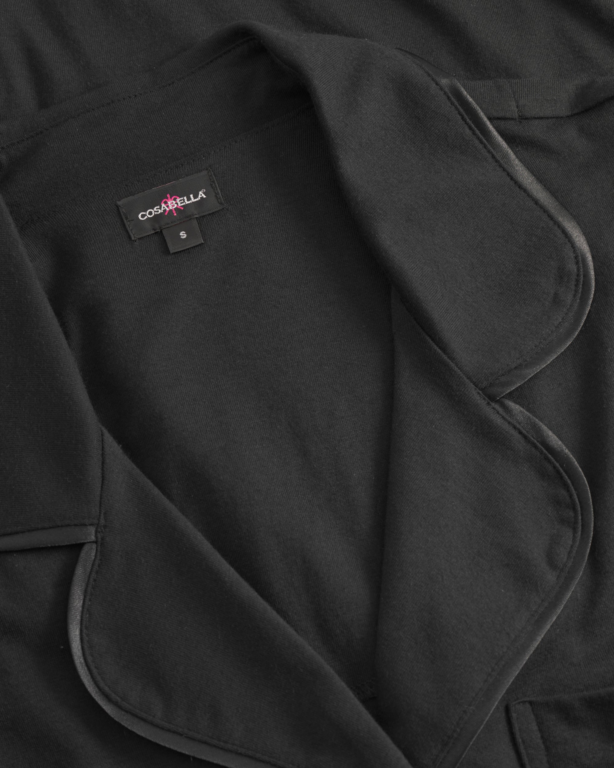 Negro Conjuntos - Bella Camisa De Manga Larga Holgada Y Pantalones