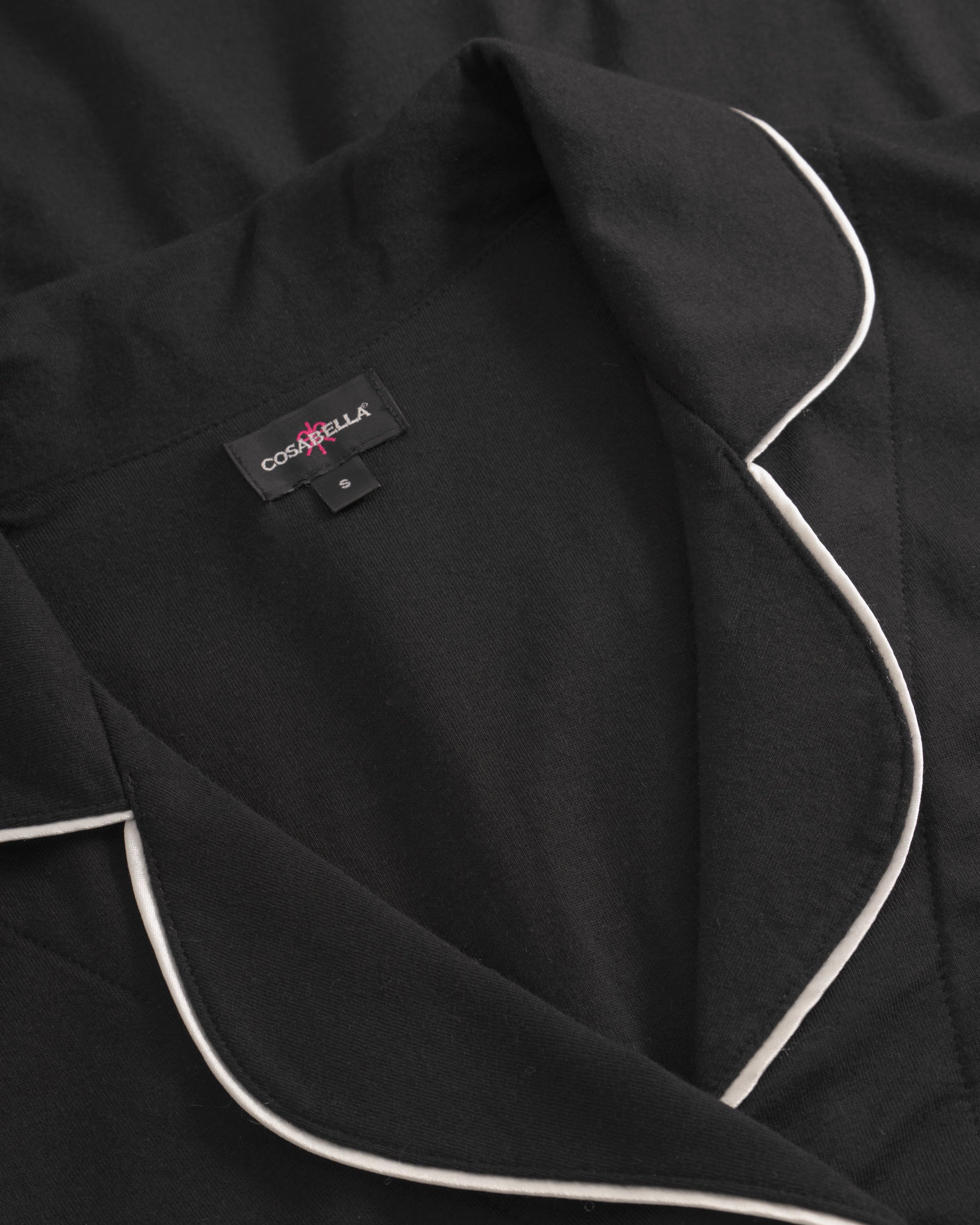 Noir Ensemble - Bella Ensemble Pyjama Haut À Manches Longues Et Pantalon