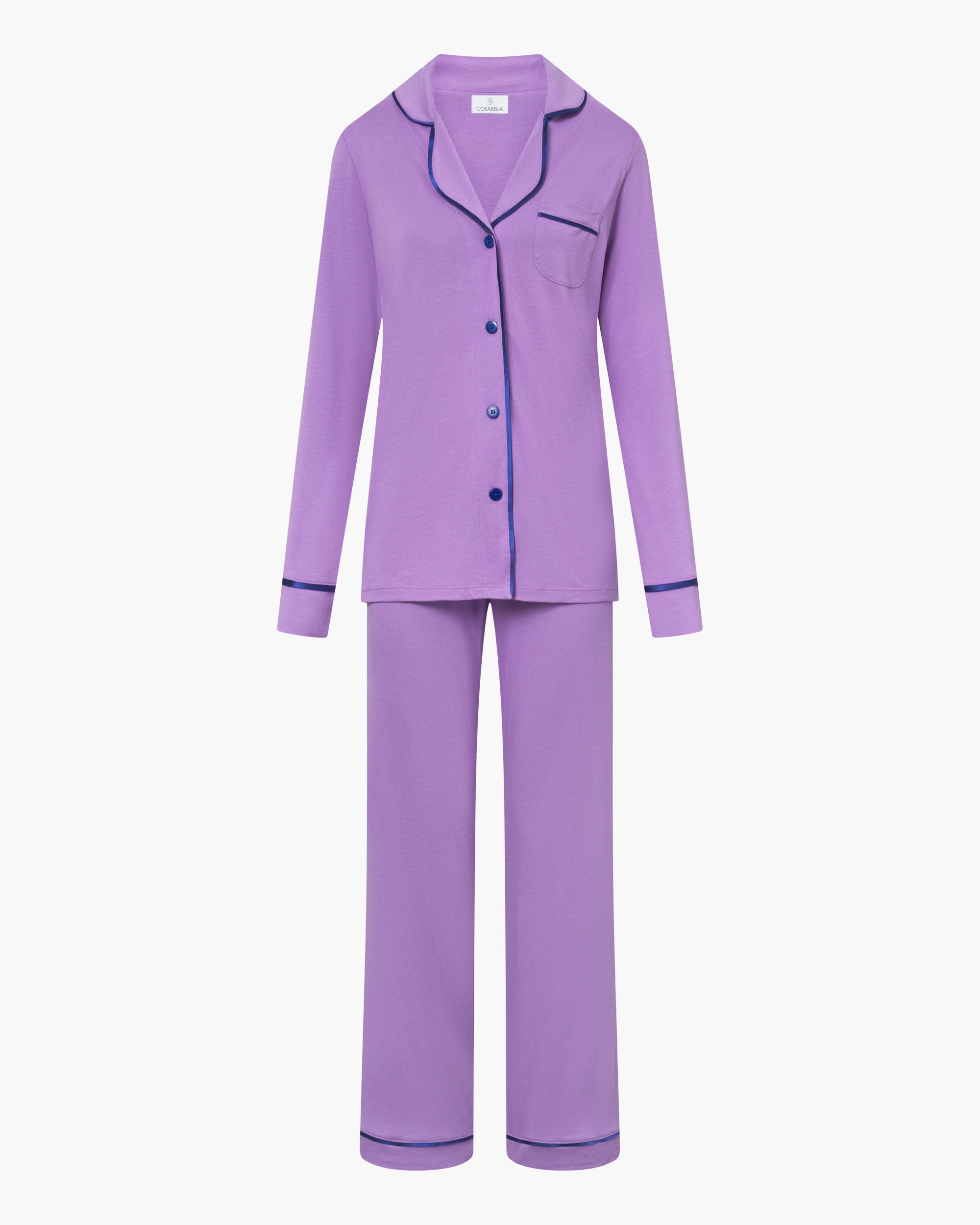 Purple Set - Bella Long Sleeve Top & Pant Pajama Set