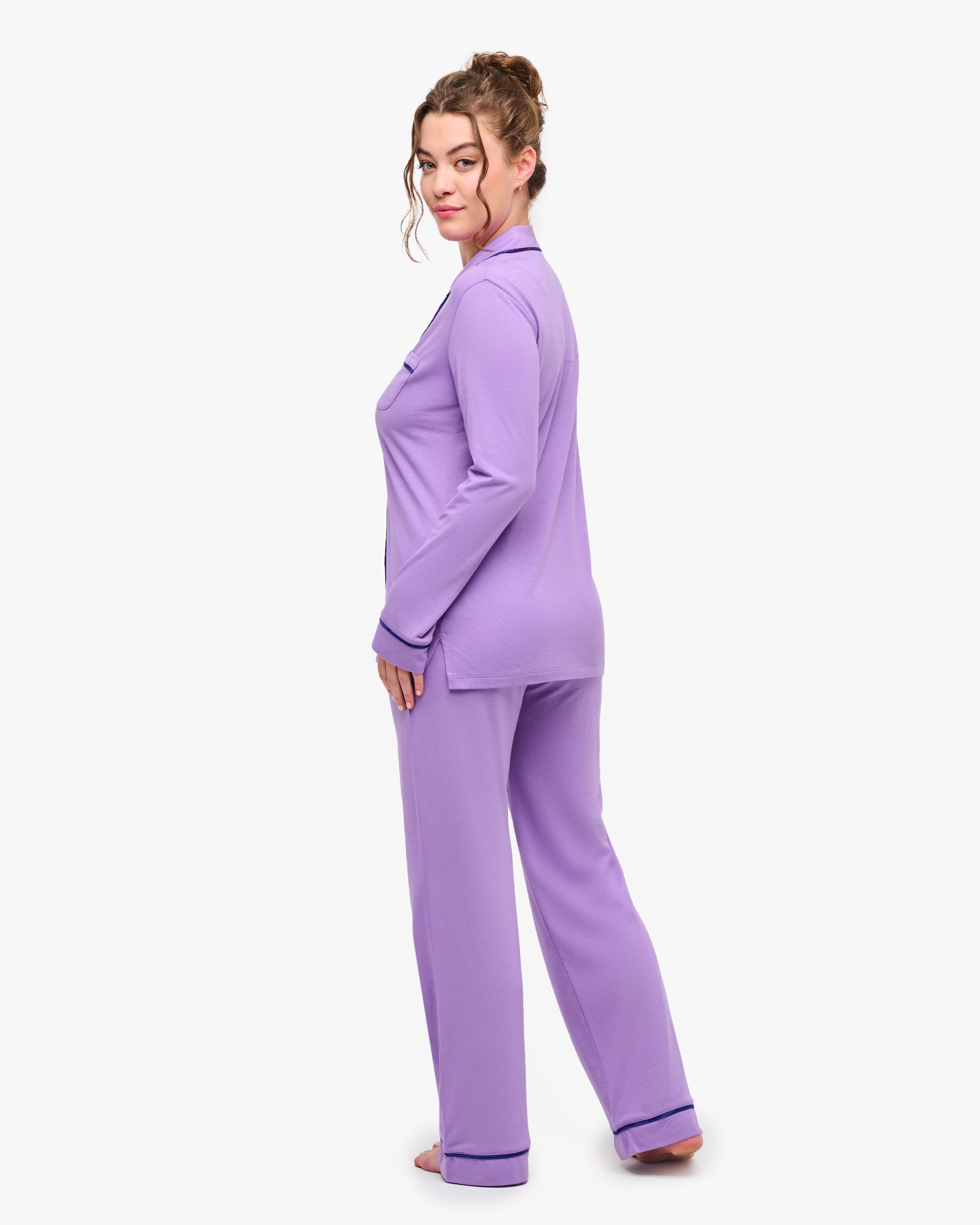 Violette Ensemble - Bella Ensemble Pyjama Haut À Manches Longues Et Pantalon