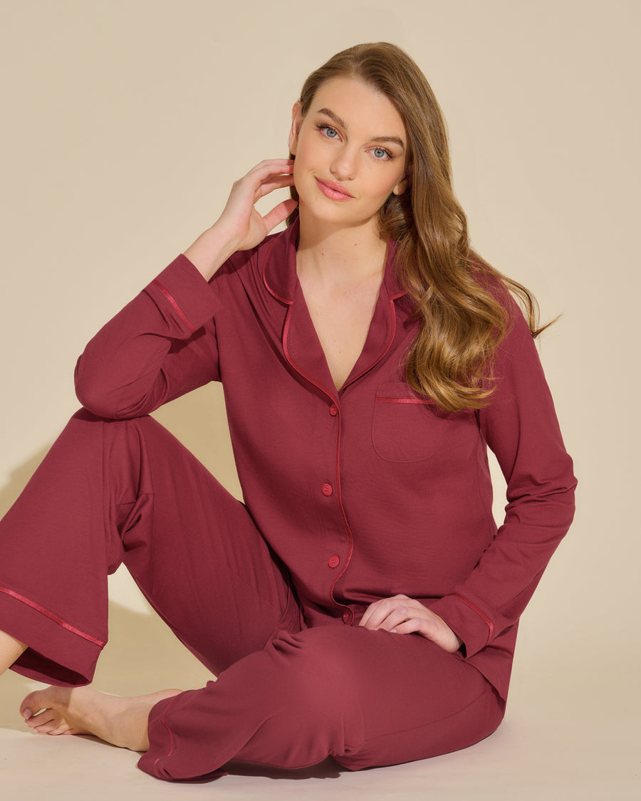 Rouge Ensemble - Bella Ensemble Pyjama Haut À Manches Longues Et Pantalon