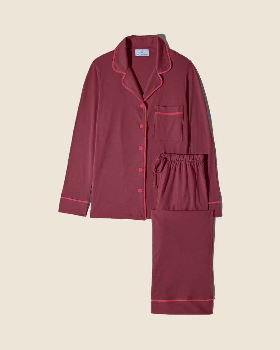 Rouge Ensemble - Bella Ensemble Pyjama Haut À Manches Longues Et Pantalon, Petite