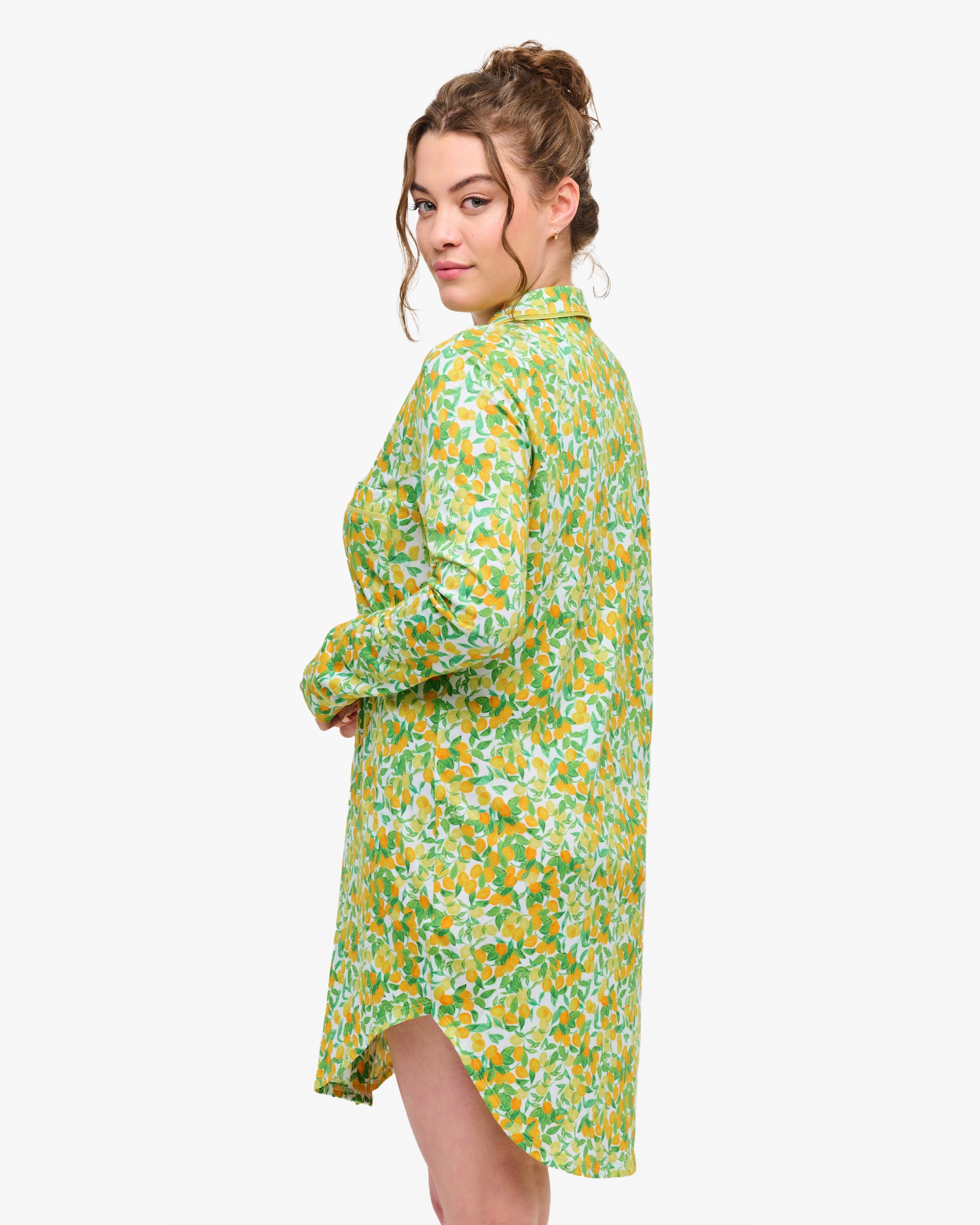 Gedruckt Shirt - Bella Printed Bedrucktes Nachthemd