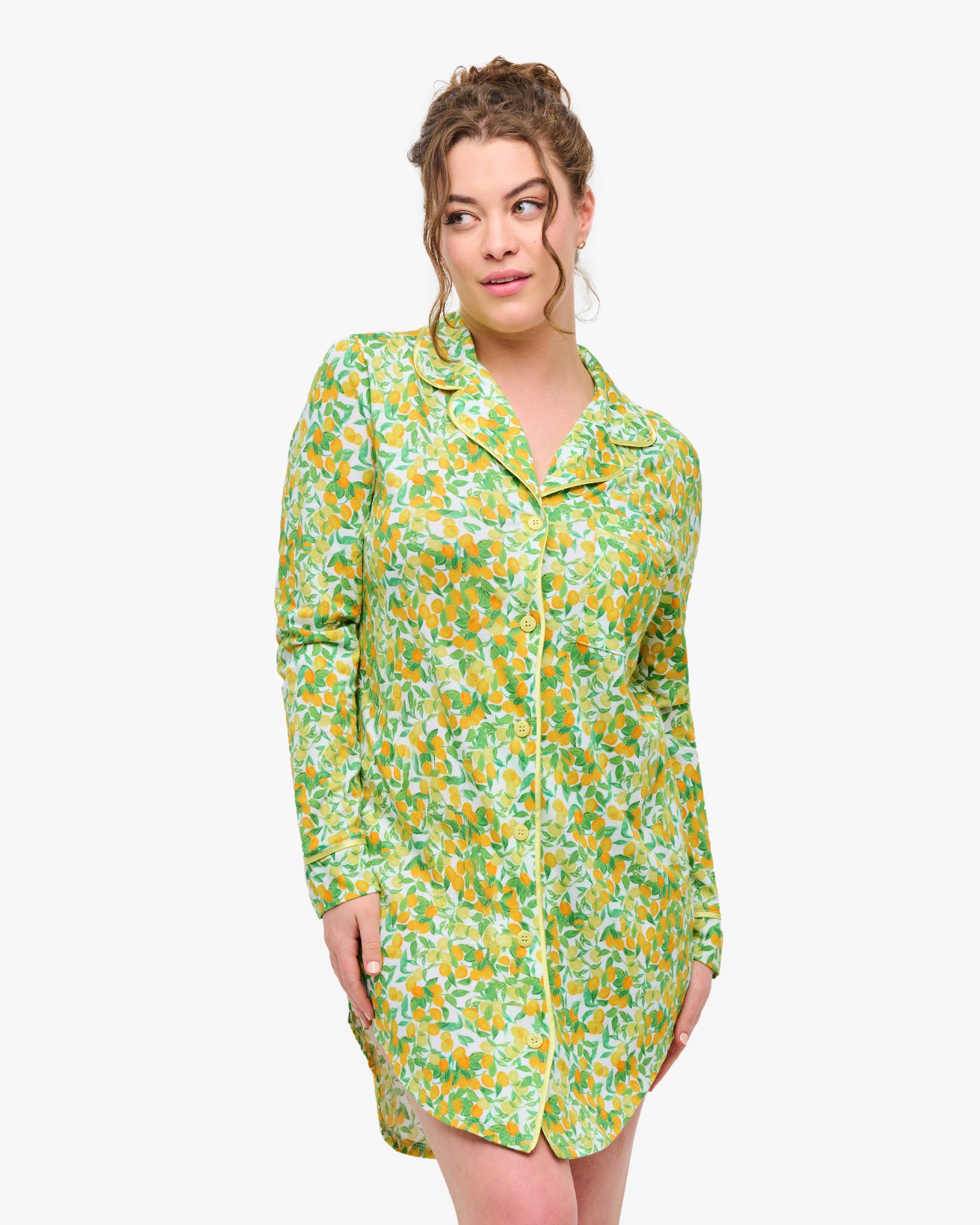 Gedruckt Shirt - Bella Printed Bedrucktes Nachthemd