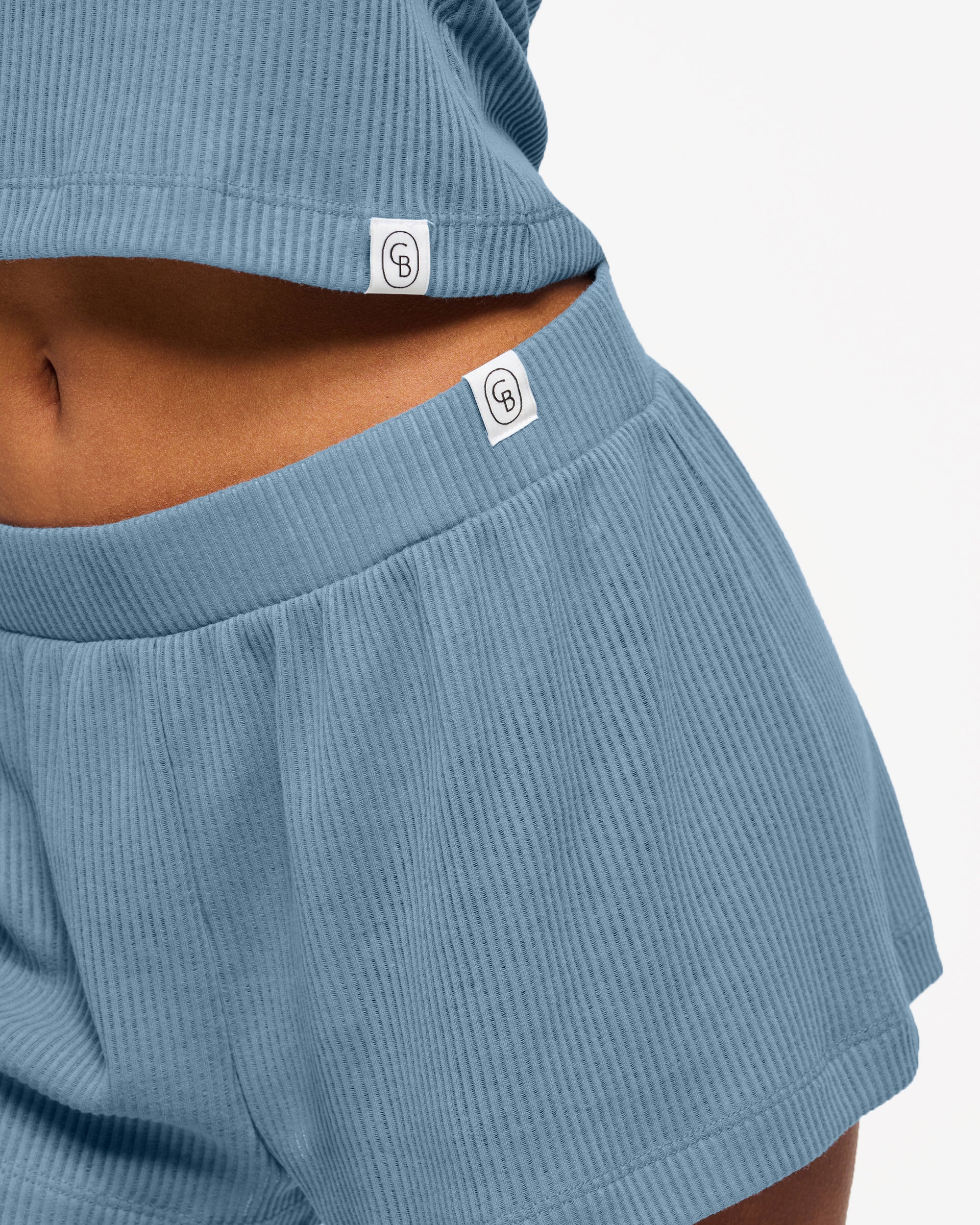 Bleue Short - Armonia Short En Coton Pima