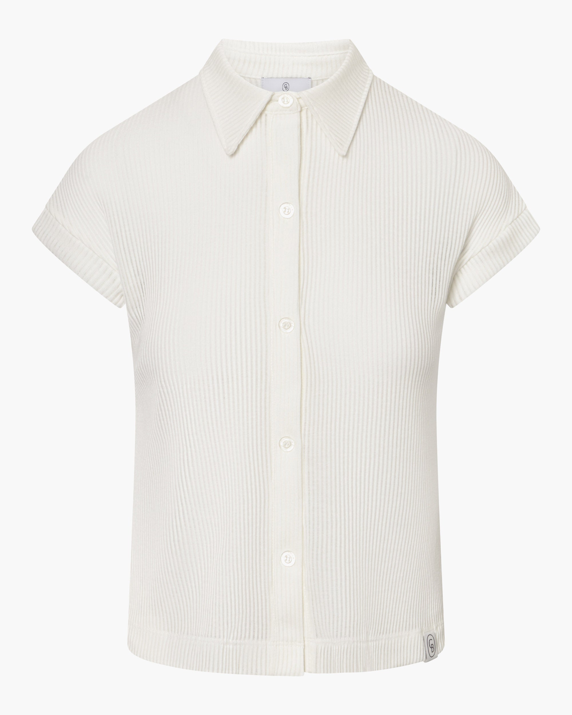 Bianco Top - Armonia Top A Maniche Corte In Cotone