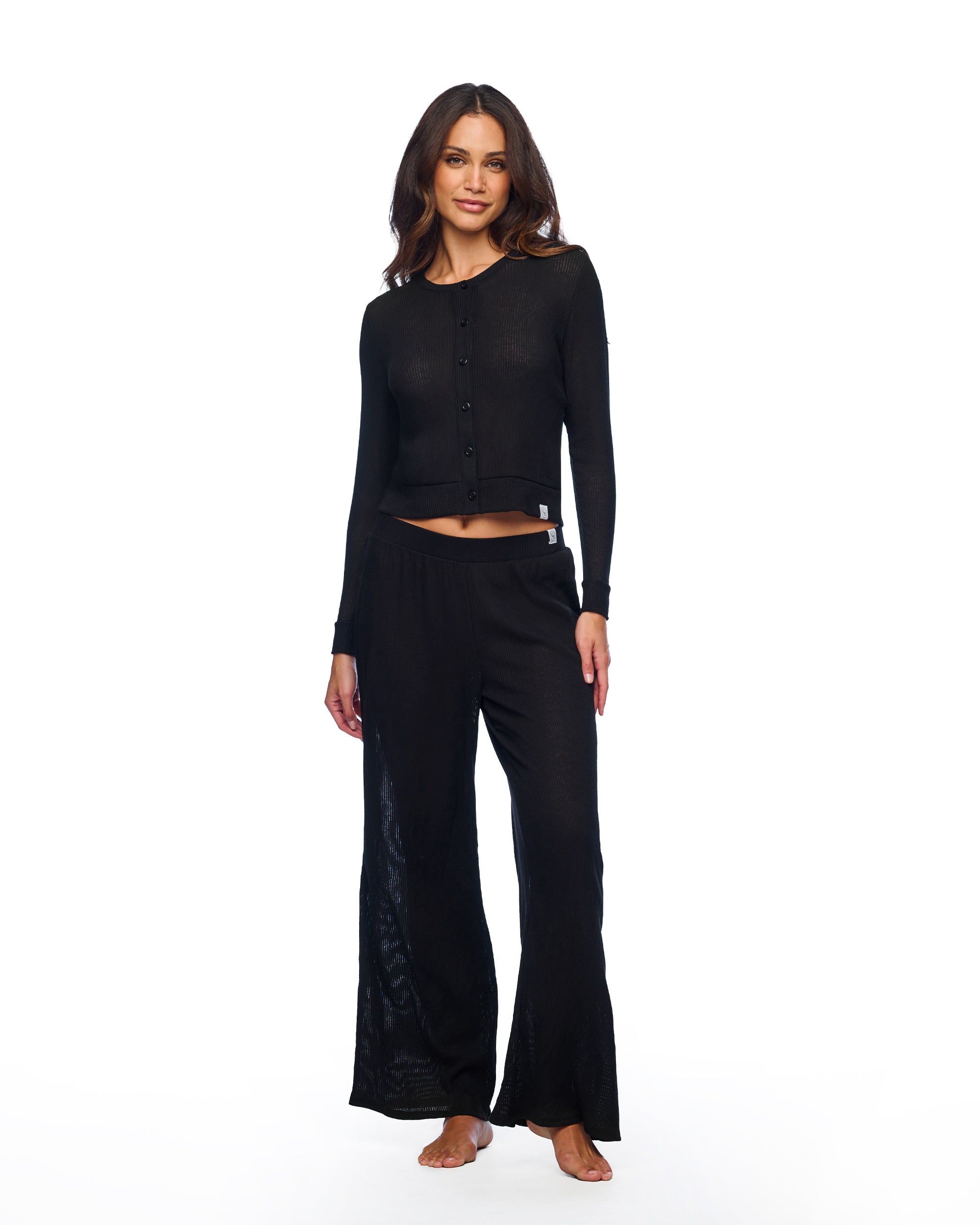 Noir Cardigan - Armonia Cardigan En Coton