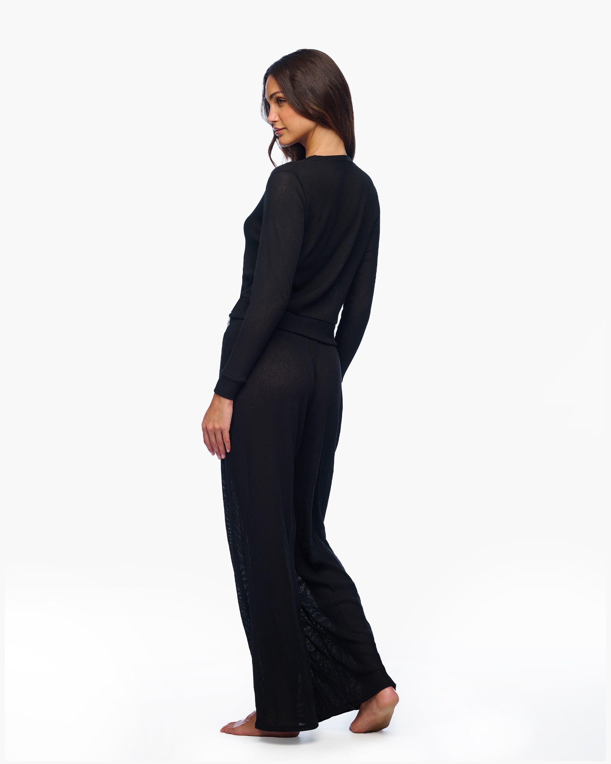 Noir Cardigan - Armonia Cardigan En Coton