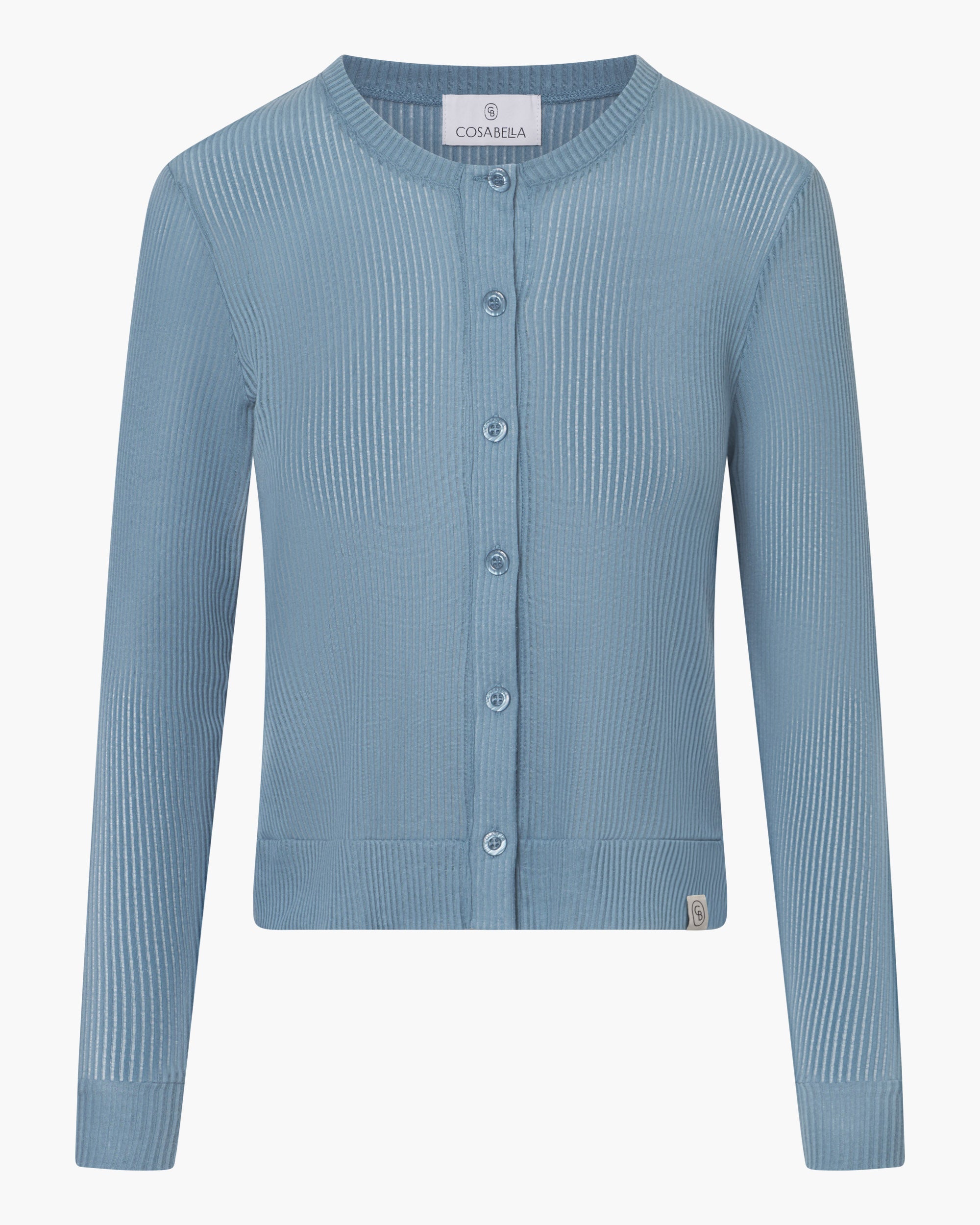 Blau Cardigan - Armonia Pima-Baumwoll-Cardigan