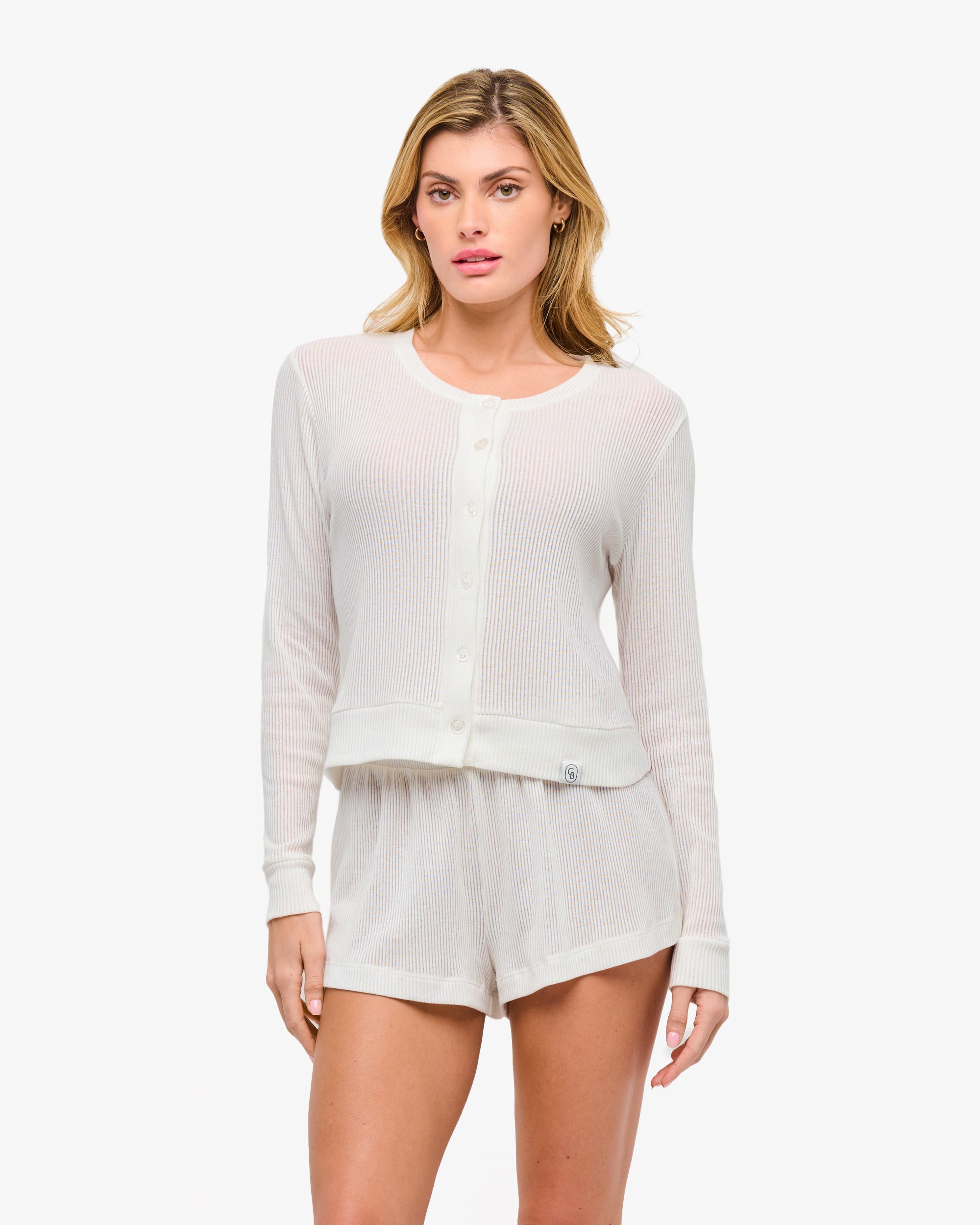 Blanc Cardigan - Armonia Cardigan En Coton