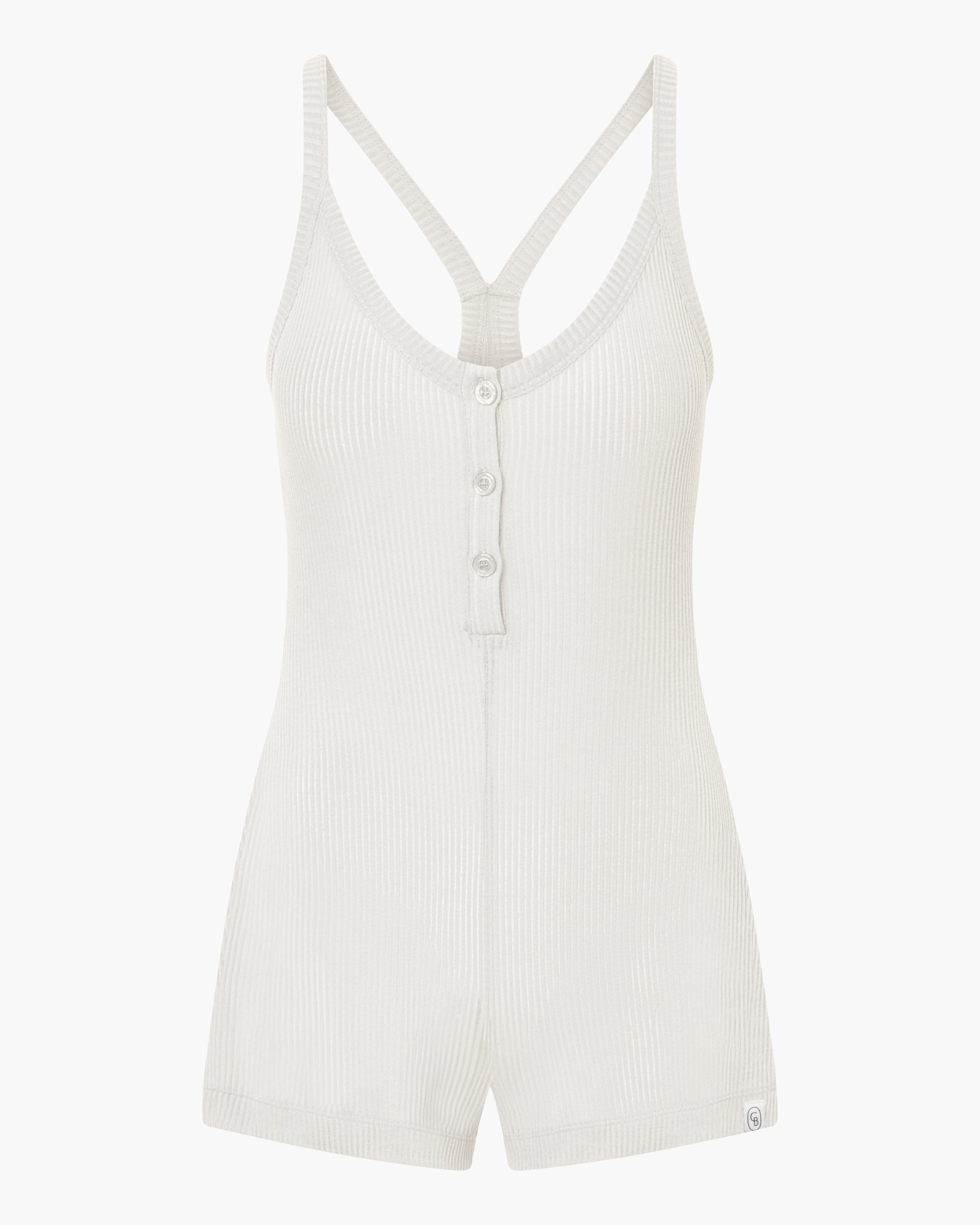 White Jumpsuit - Armonia Cotton Romper