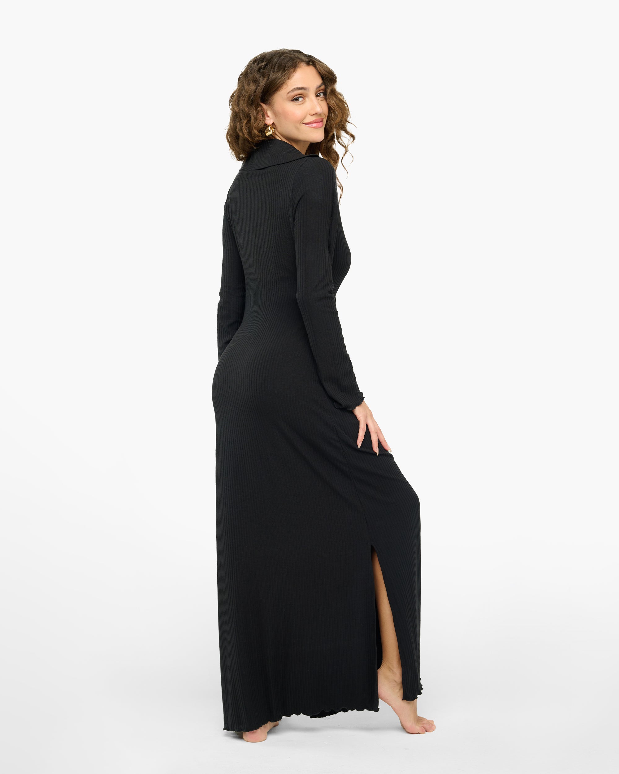 Noir Robe - Baciami Robe Longue
