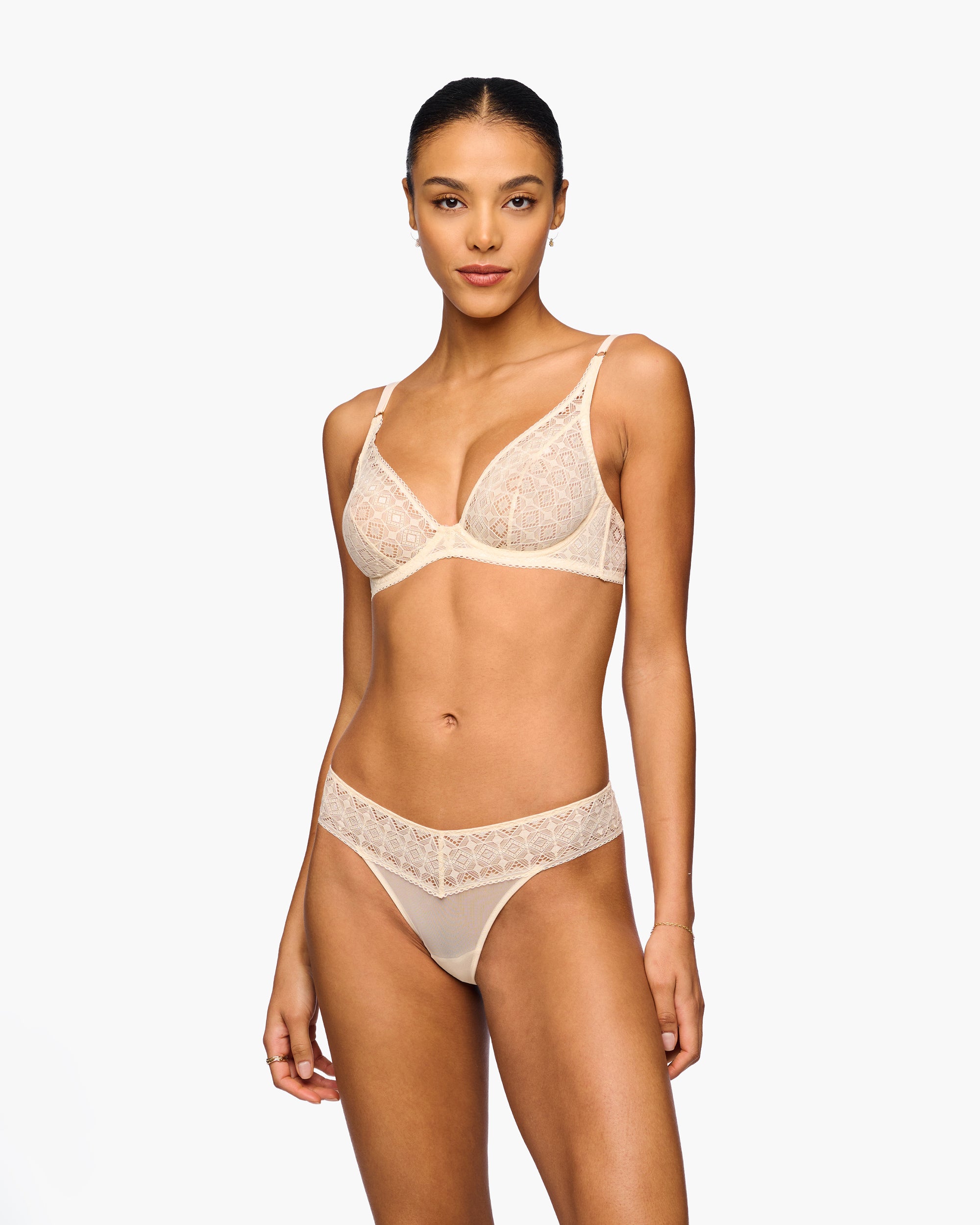 Beige Thong - Basilica Thong