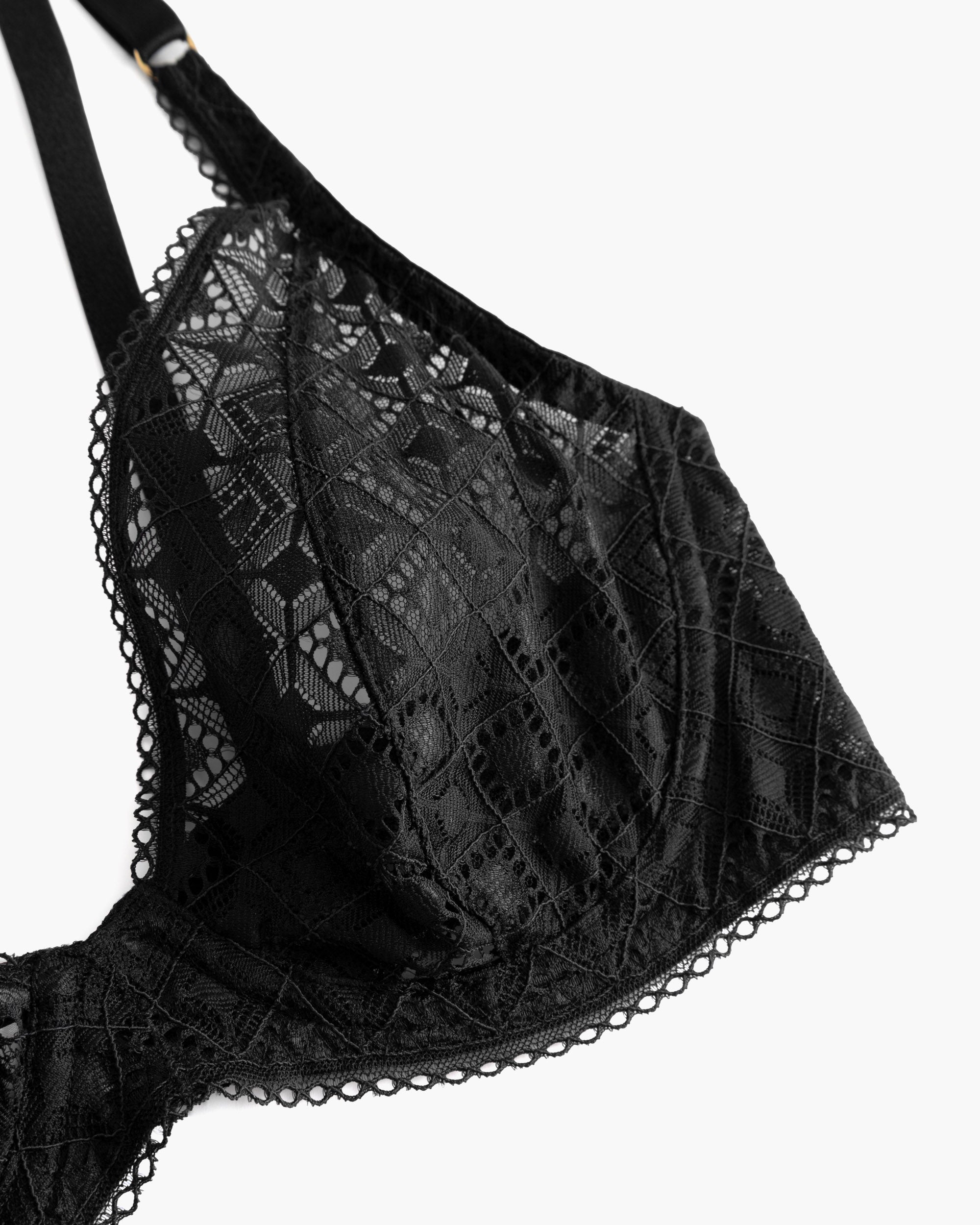 Noir Soutien-Gorge - Basilica Soutien-Gorge Plongeant