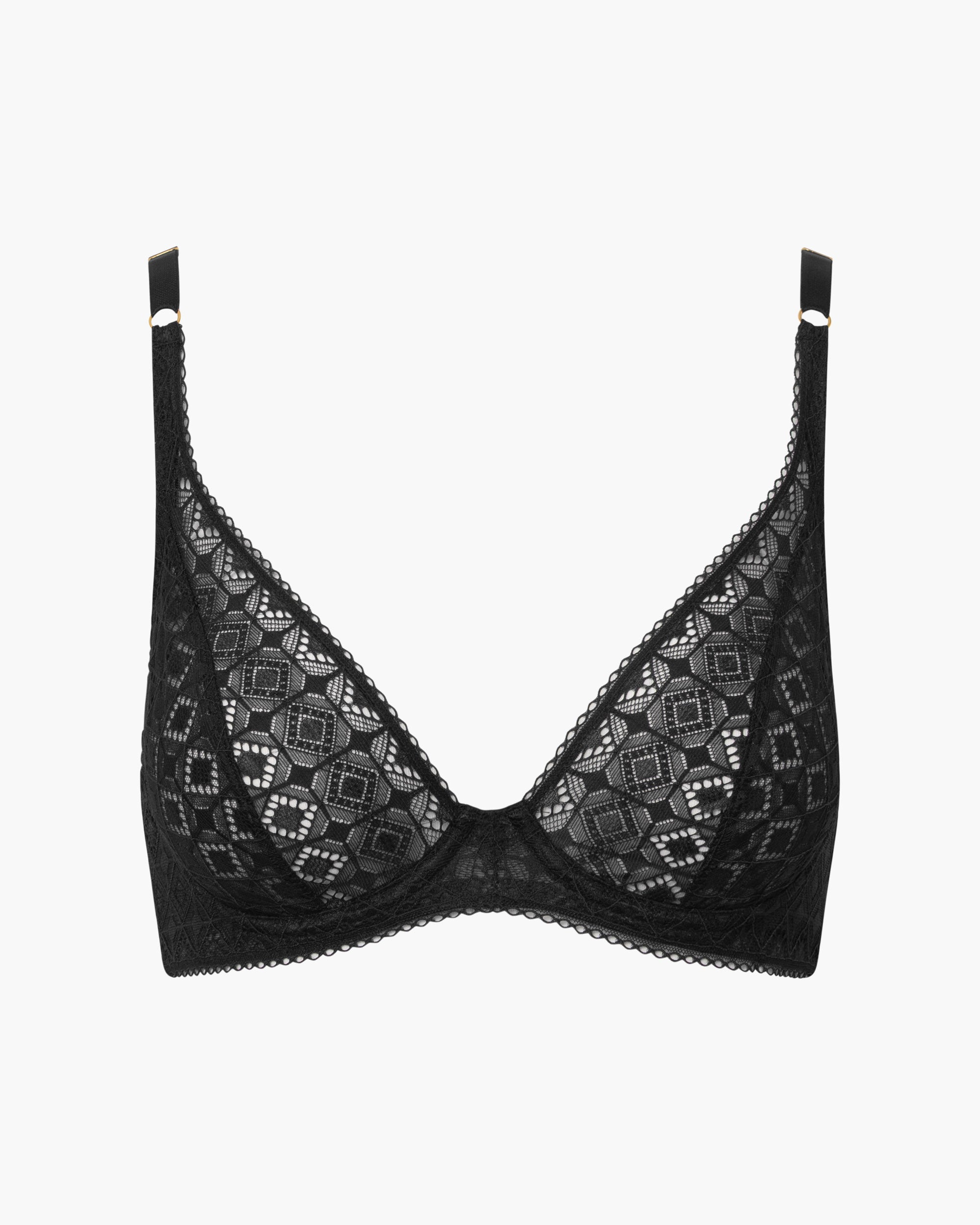 Noir Soutien-Gorge - Basilica Soutien-Gorge Plongeant