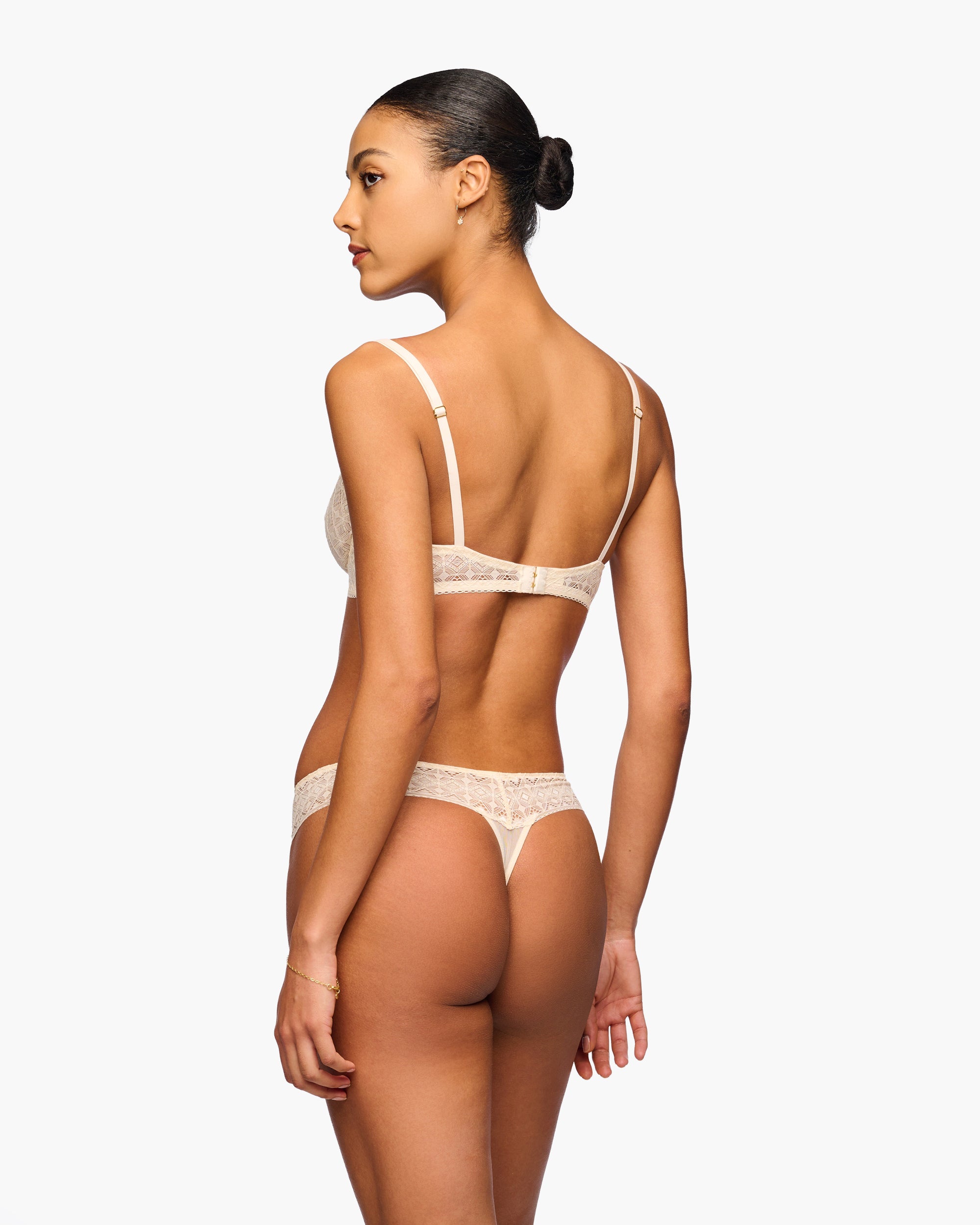 Beige Bra - Basilica Plunge Bra