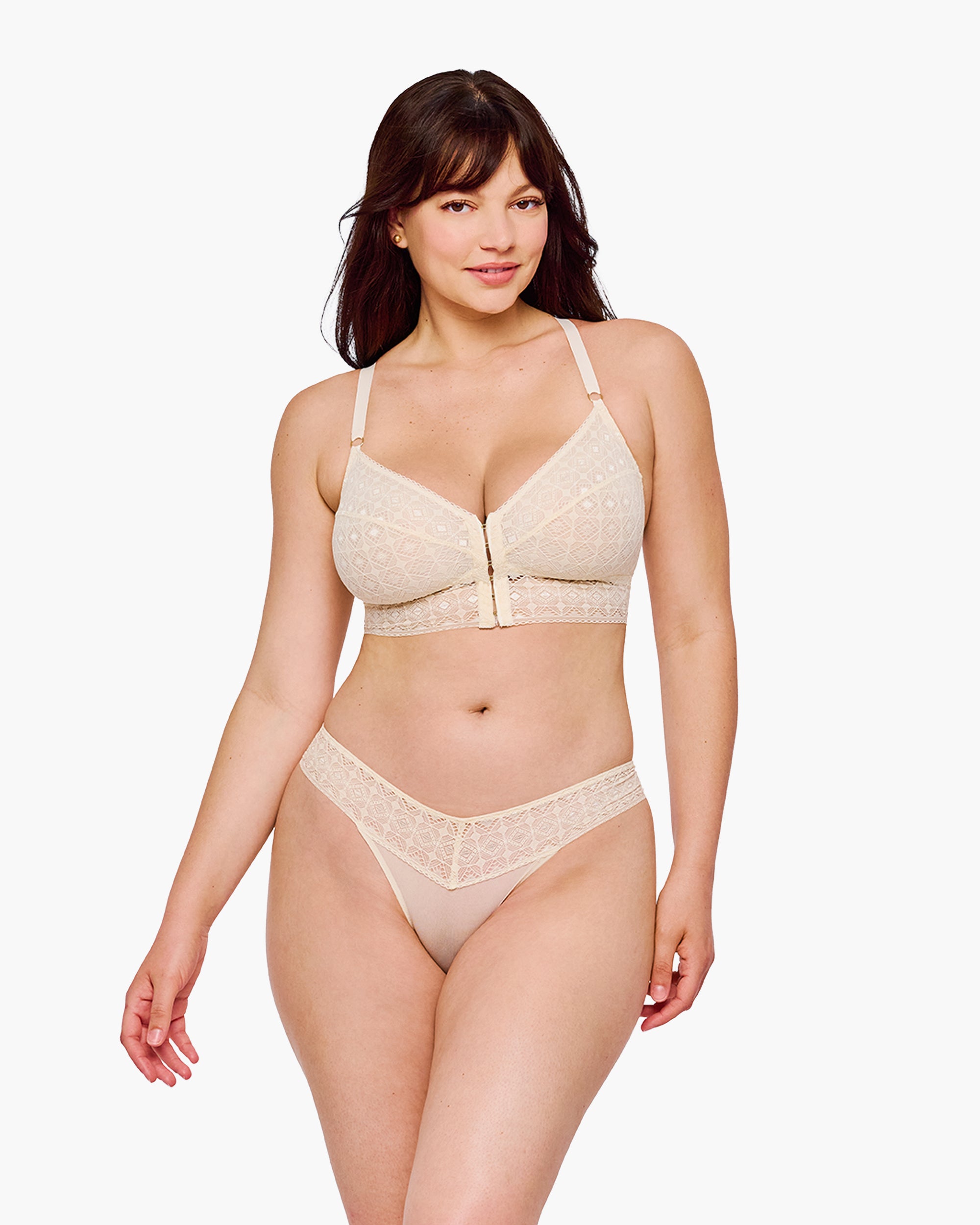 Beige Bralette - Basilica Curvy Bralette