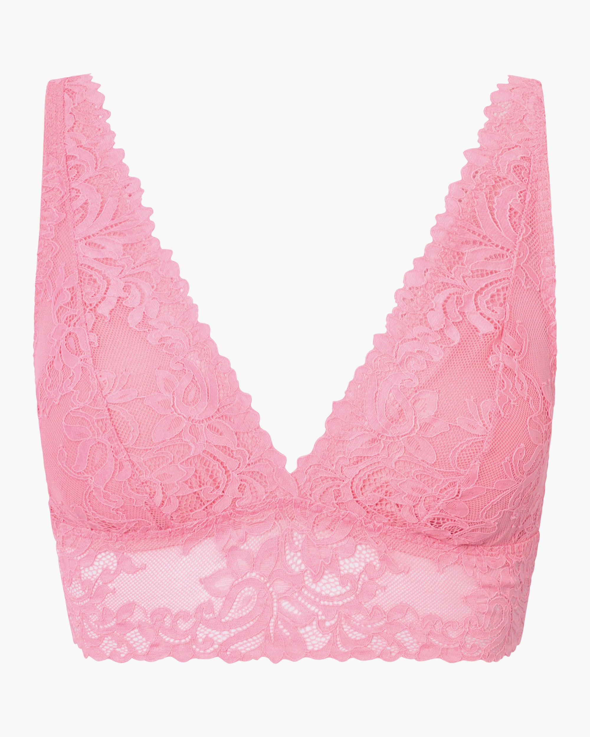 Rosa Bralette - Carmela Bralette Con Scollatura Profonda