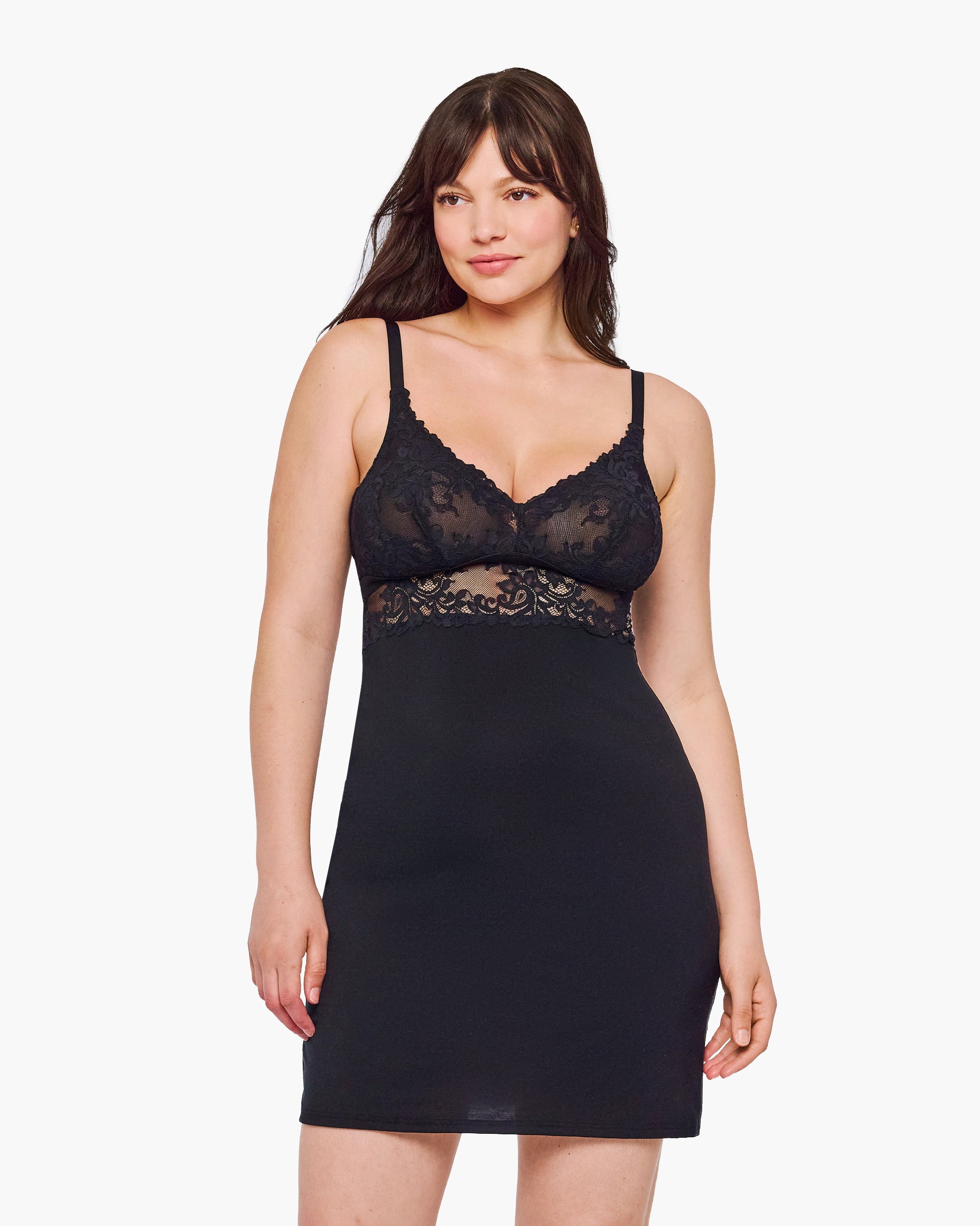 Schwarz Negligé - Carmela Curvy Chemise