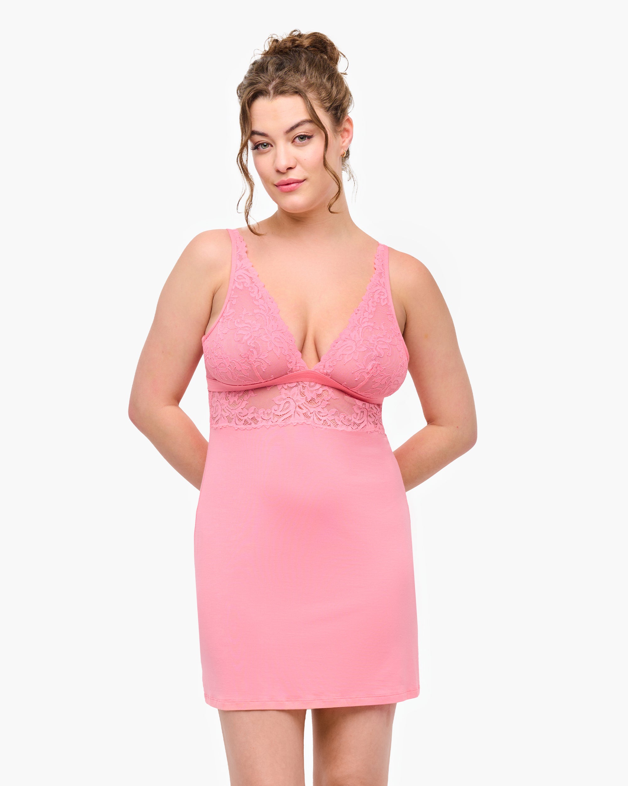 Rosa Negligé - Carmela Modal-Slip