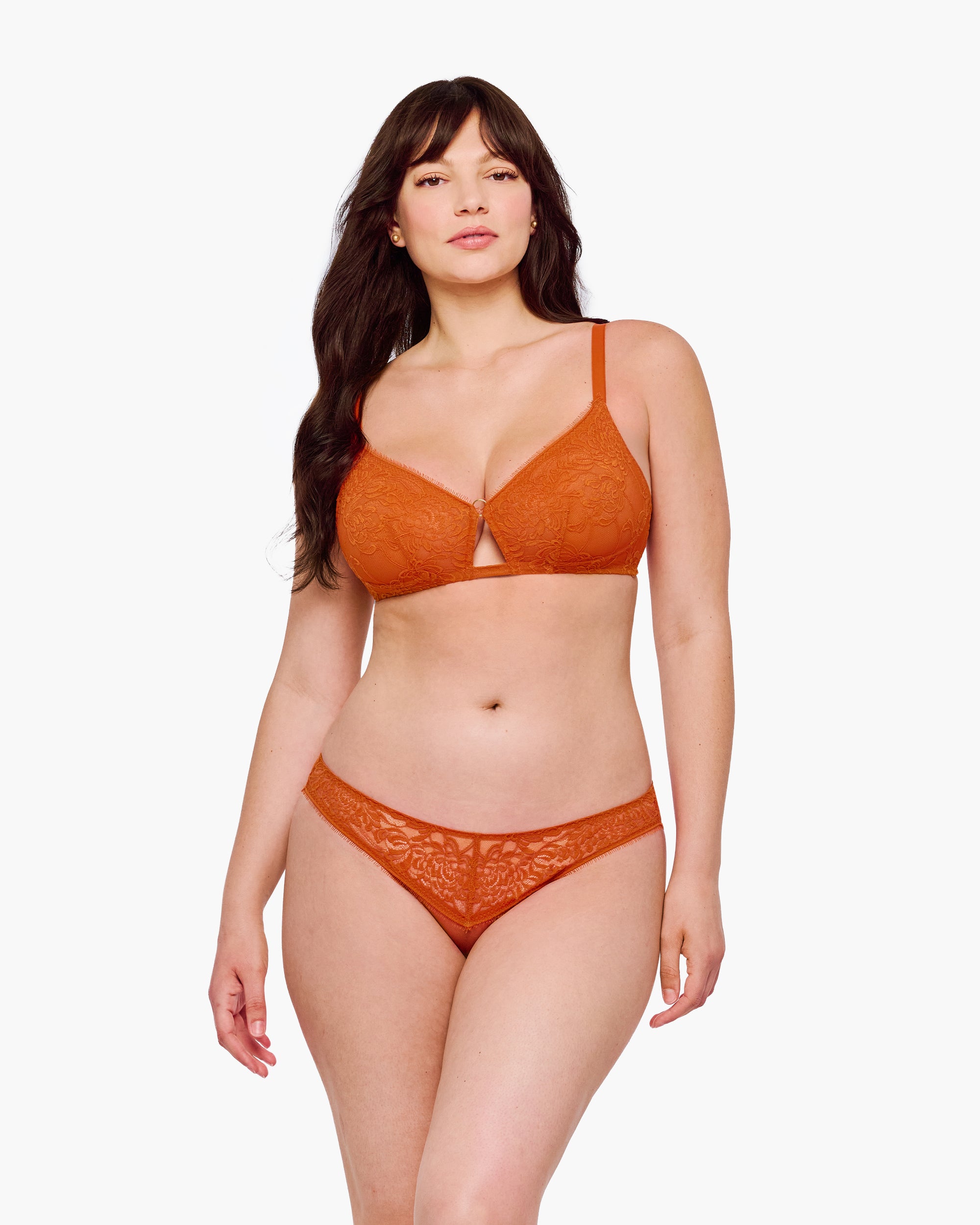 Naranja Braguitas Tipo Bikini - Crisanta Bikini