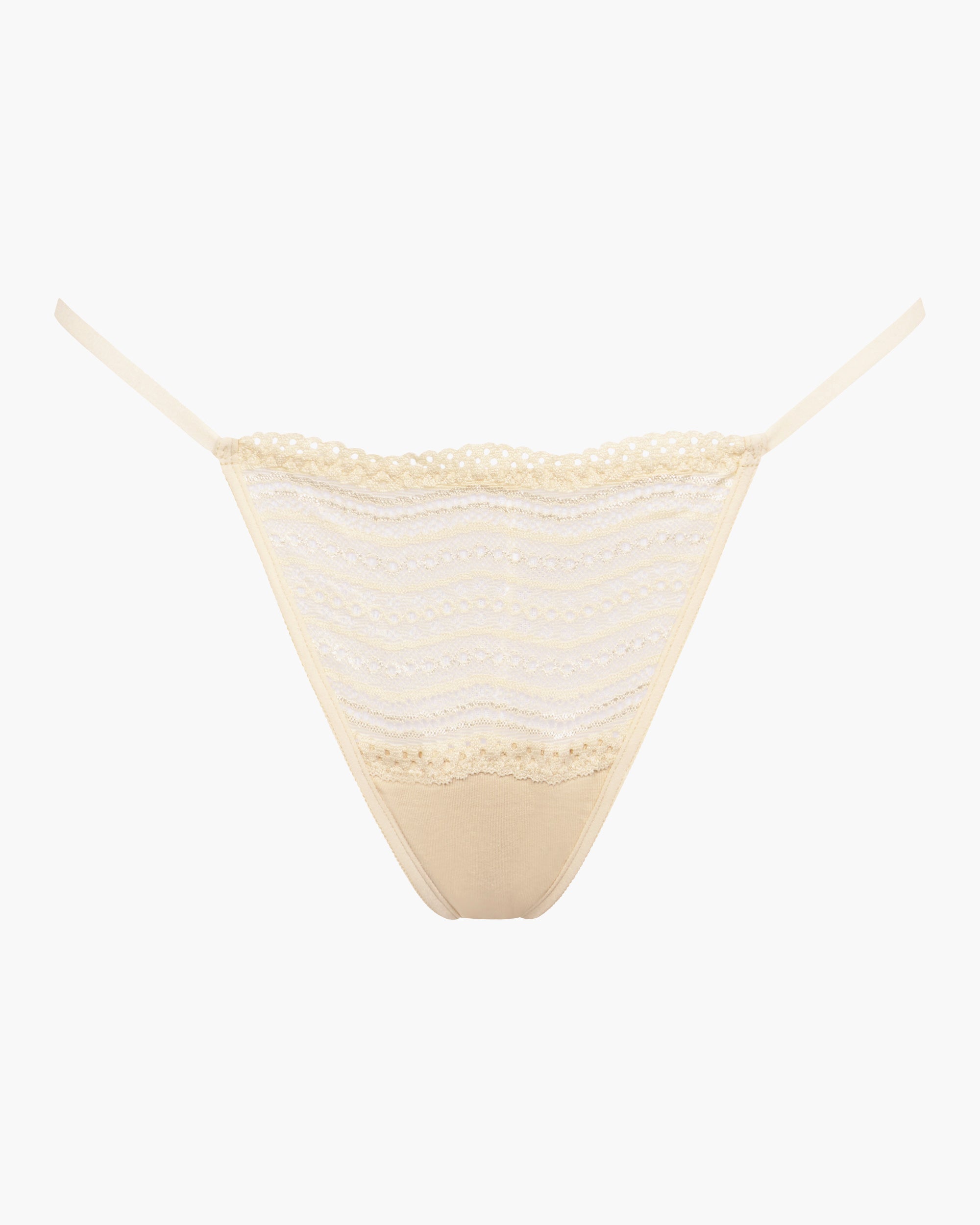 Beige Tangas De Hilo - Dolce Tanga De Hilo