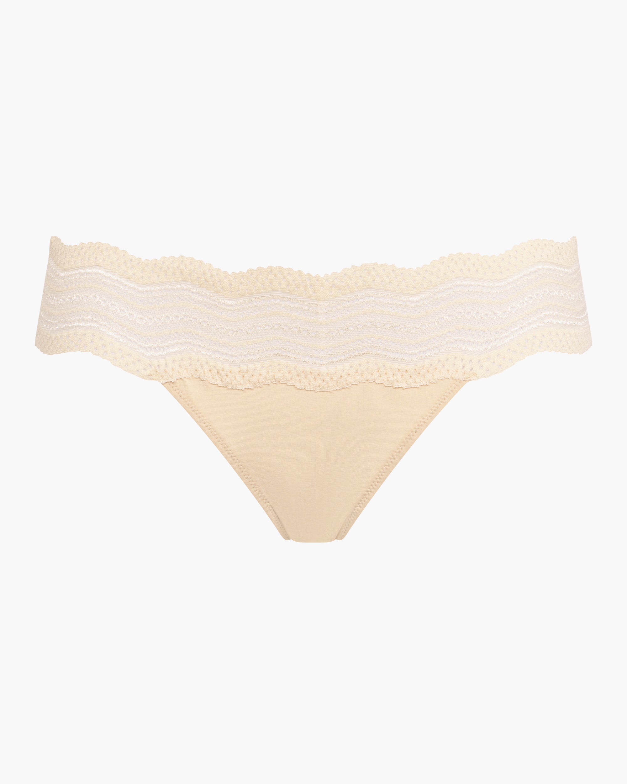 Beige Braguitas Tipo Bikini - Dolce Braguita Tipo Bikini De Tiro Bajo