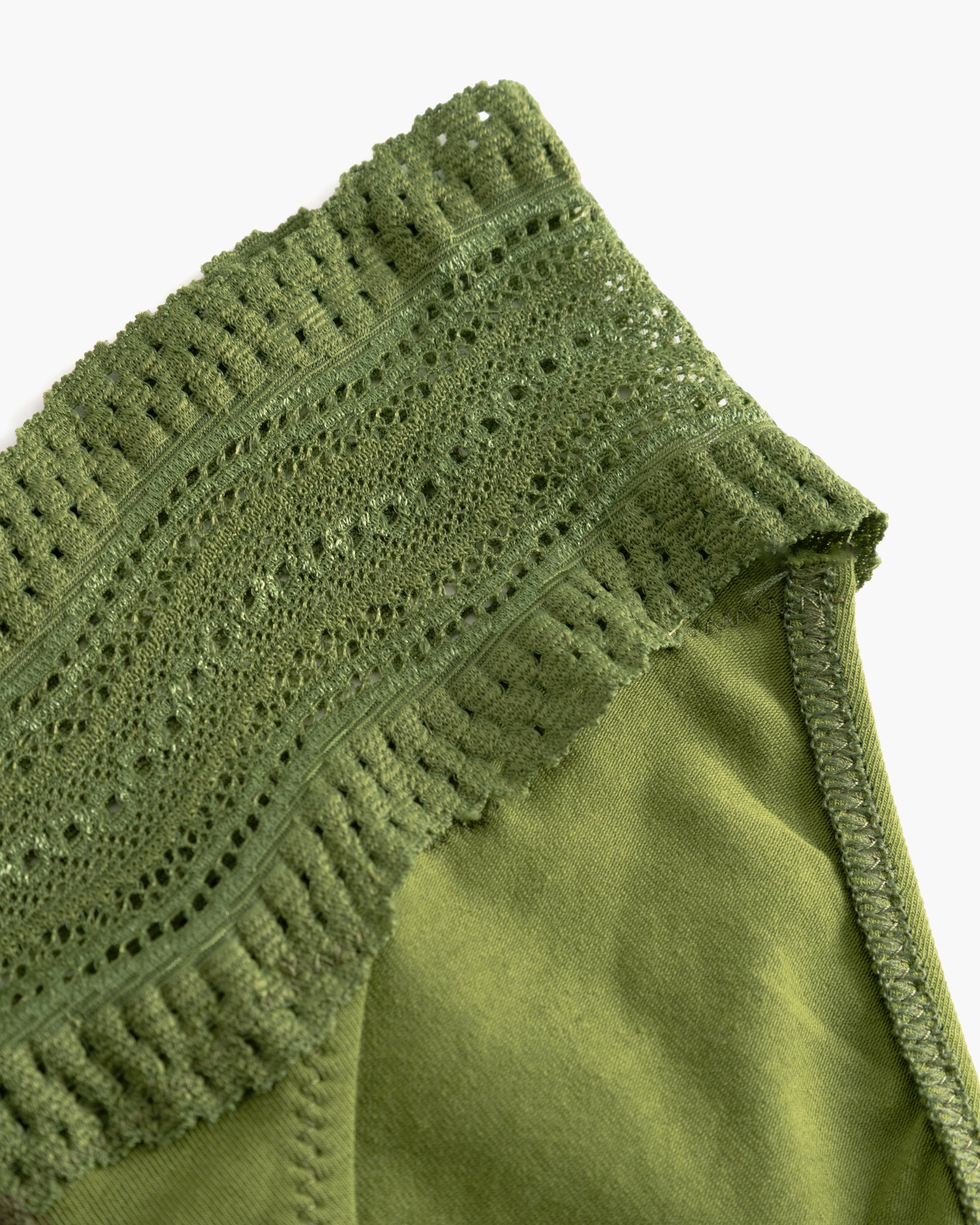 Verde Slip Sgambati - Dolce Bikini A Vita Bassa