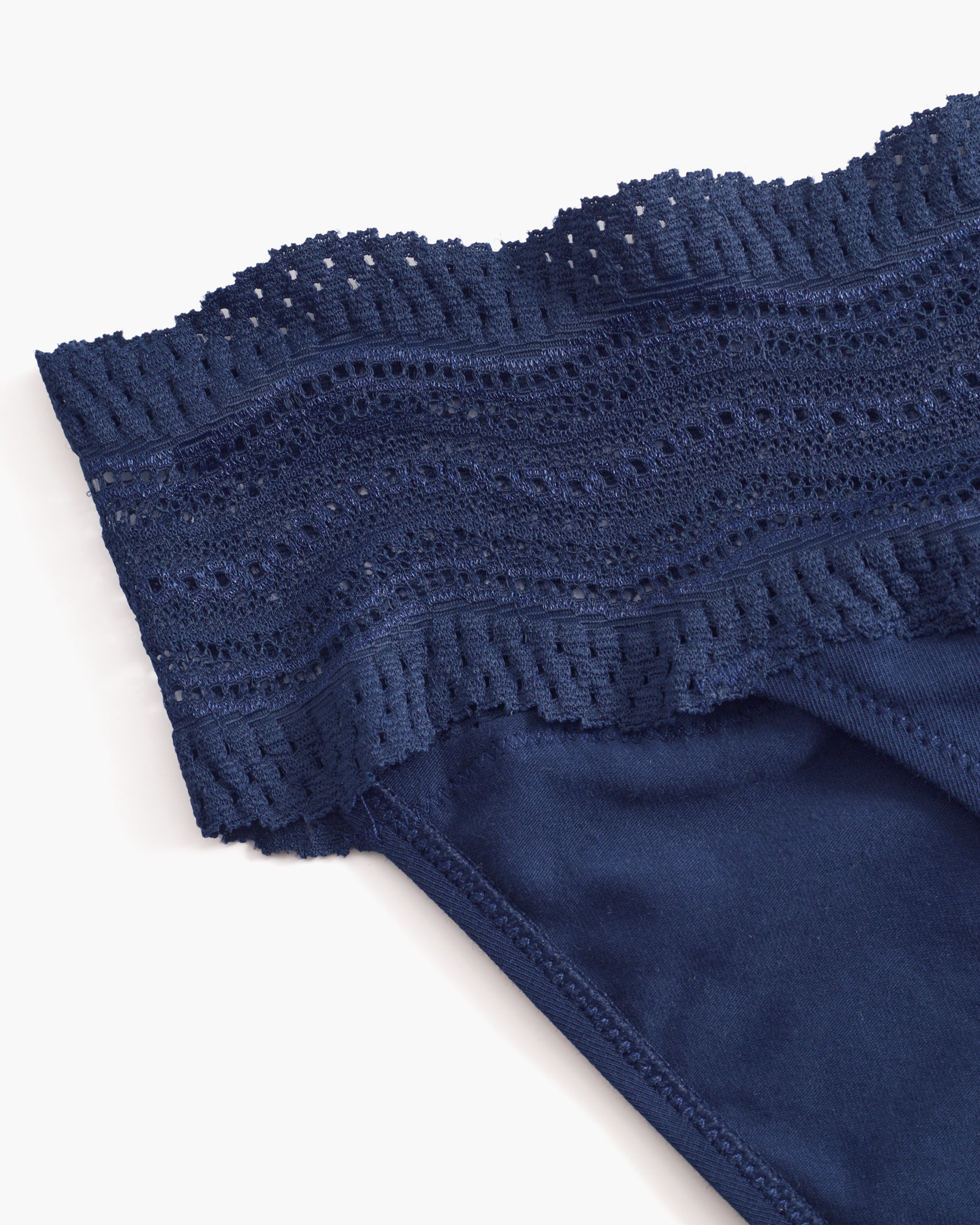 Blu Slip Sgambati - Dolce Bikini A Vita Bassa