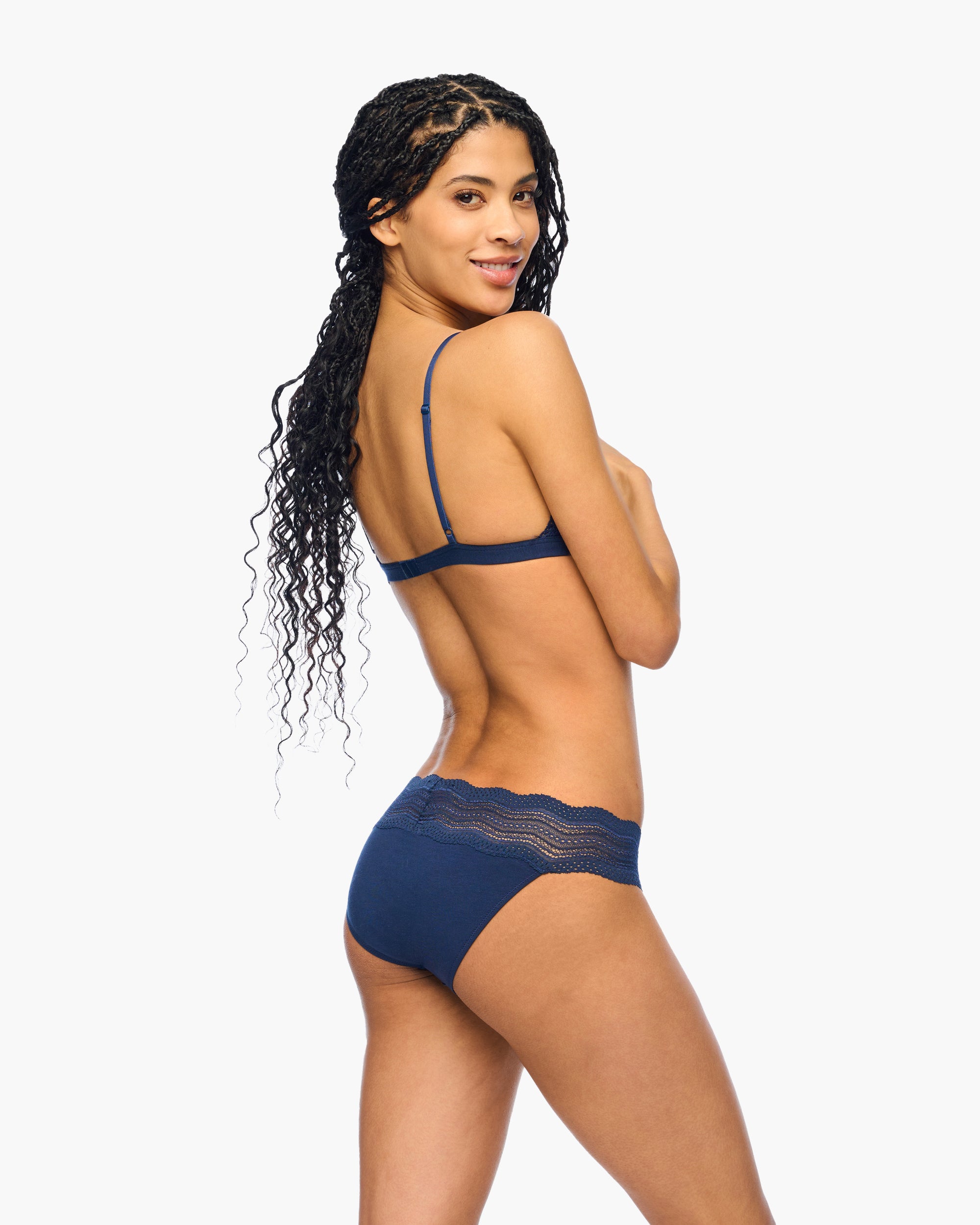 Azul Braguitas Tipo Bikini - Dolce Braguita Tipo Bikini De Tiro Bajo