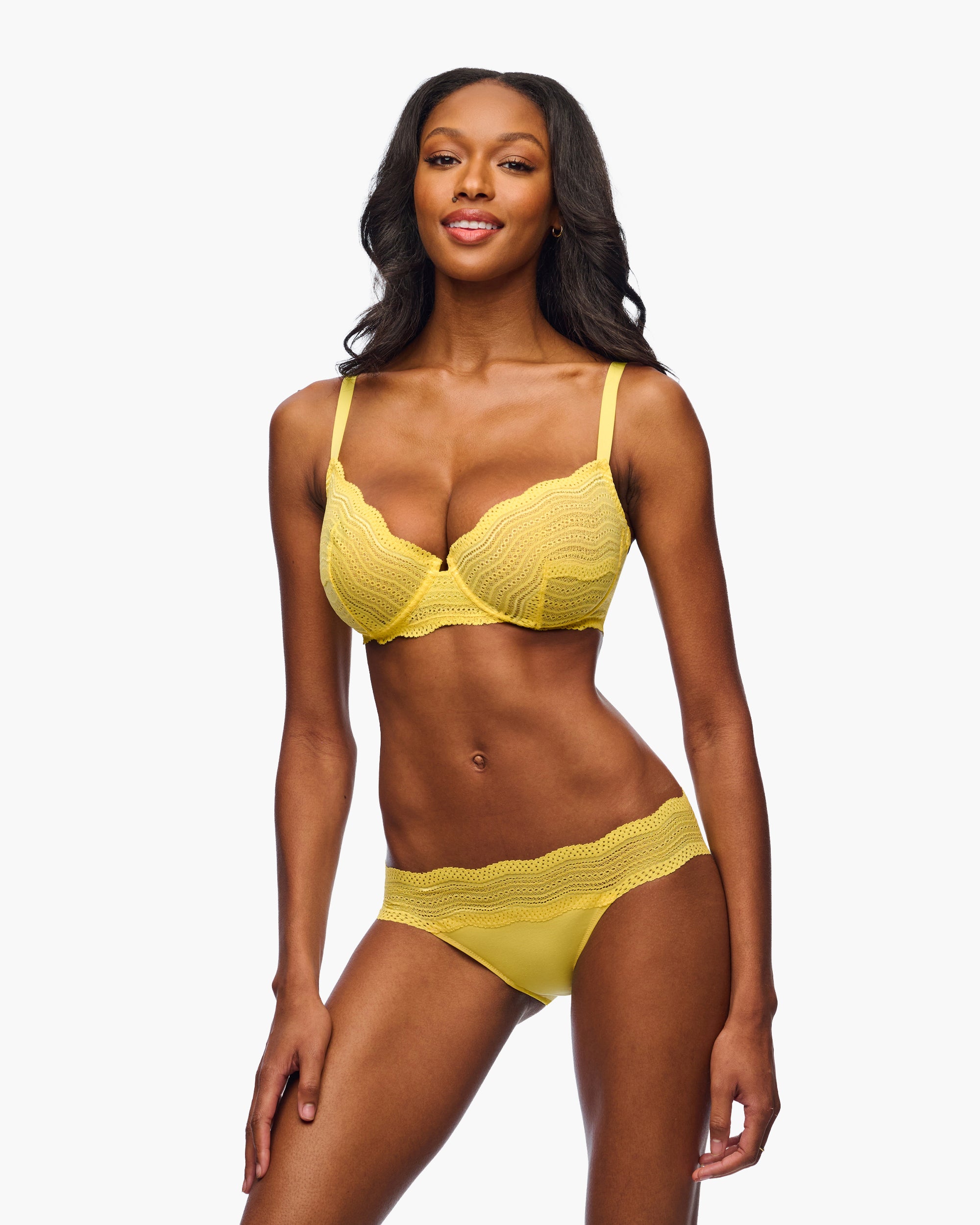 Amarilla Braguitas Tipo Bikini - Dolce Braguita Tipo Bikini De Tiro Bajo