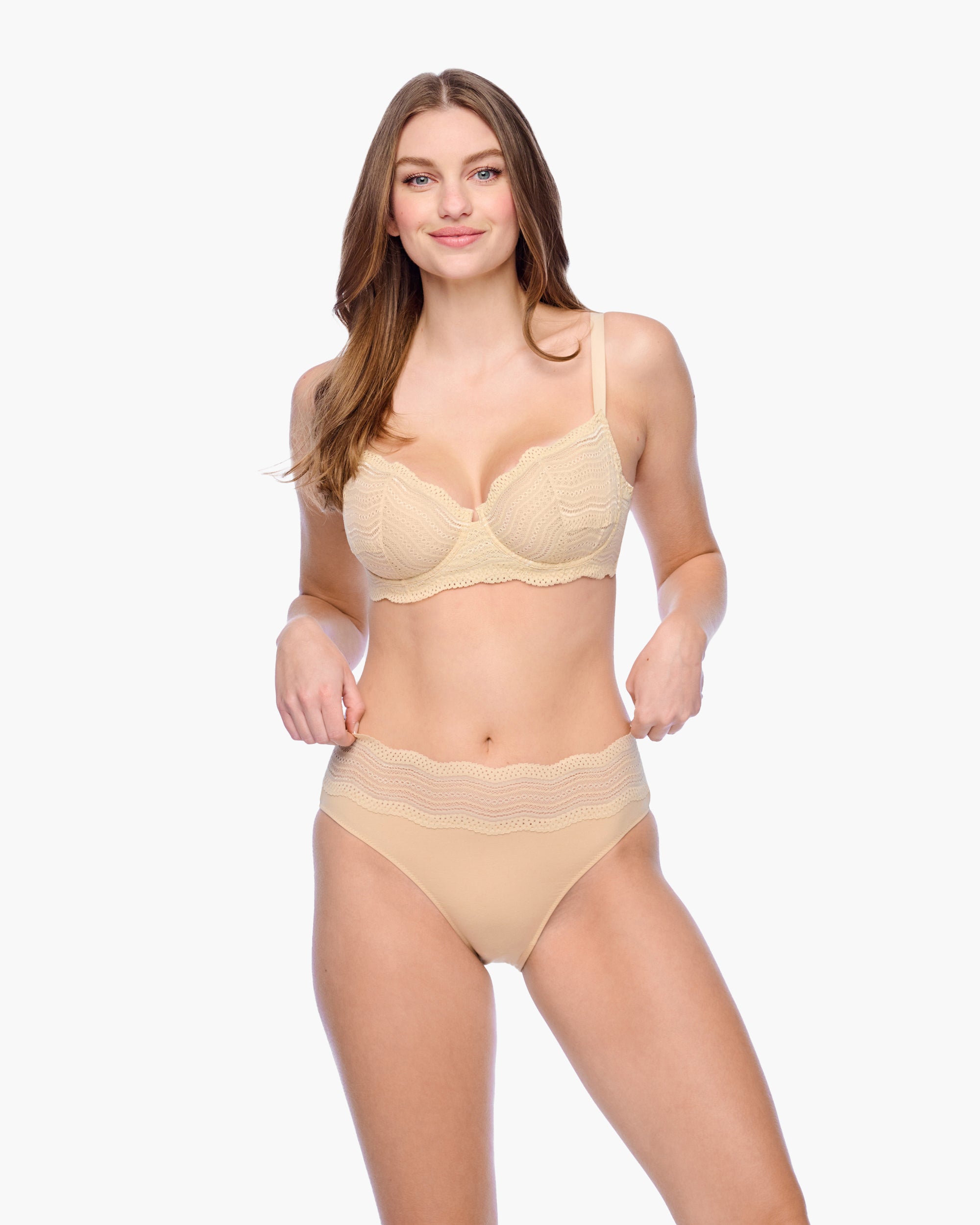 Beige Bikini - Dolce High Rise Bikini