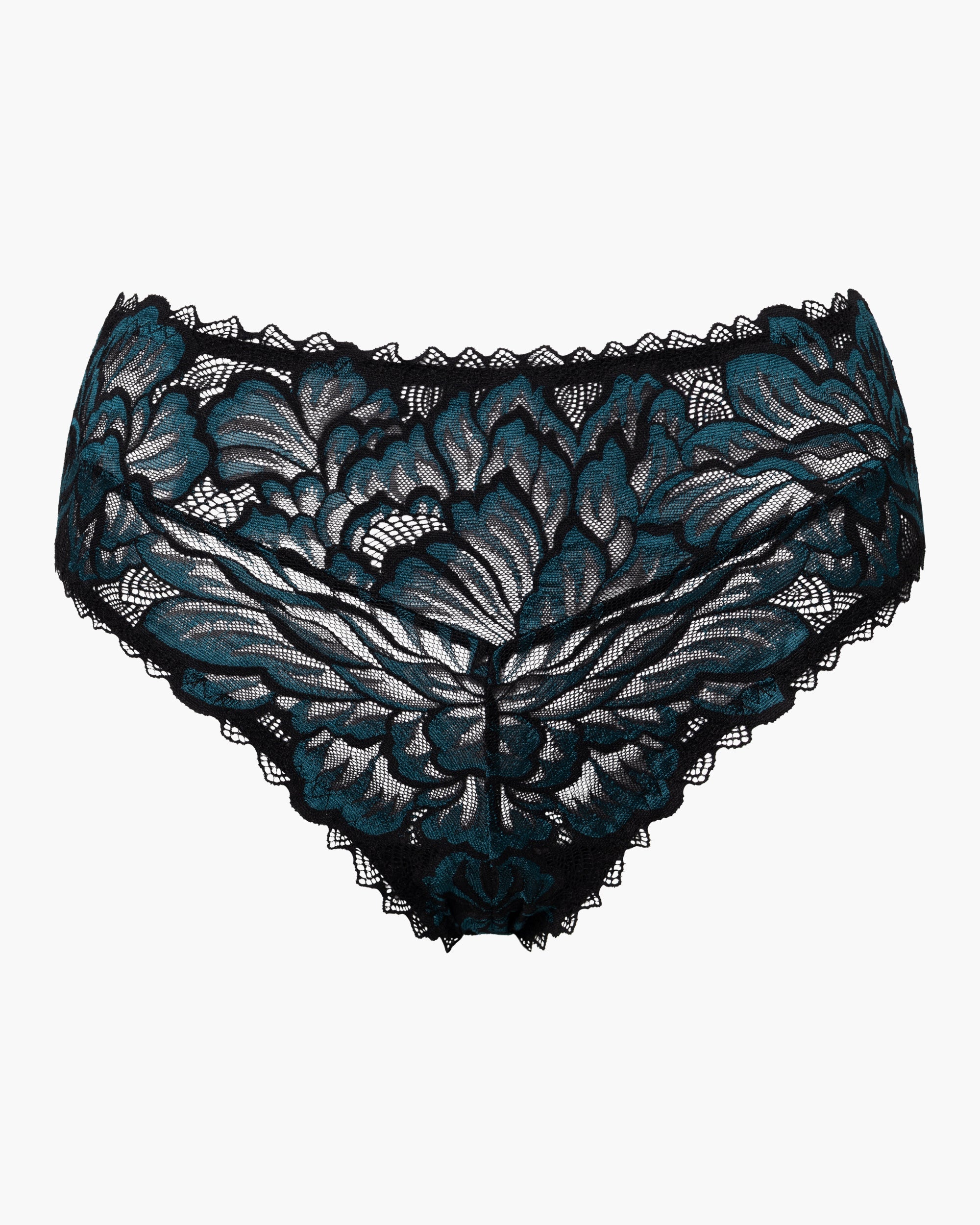 Negro Braguitas Tipo Bikini - Encantata Bikini De Tiro Alto
